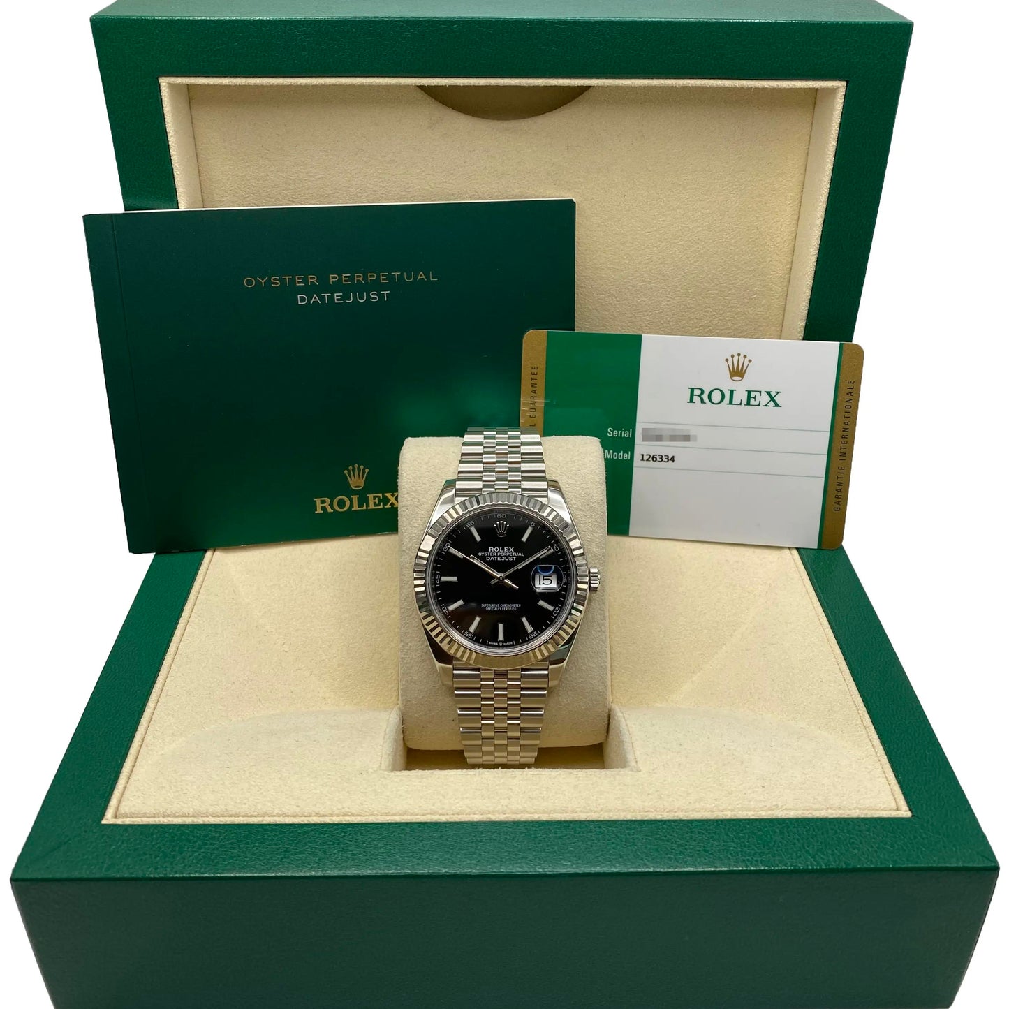 1st image of Rolex Rolex Datejust 126334 Wristwatch, PreOwned condition
