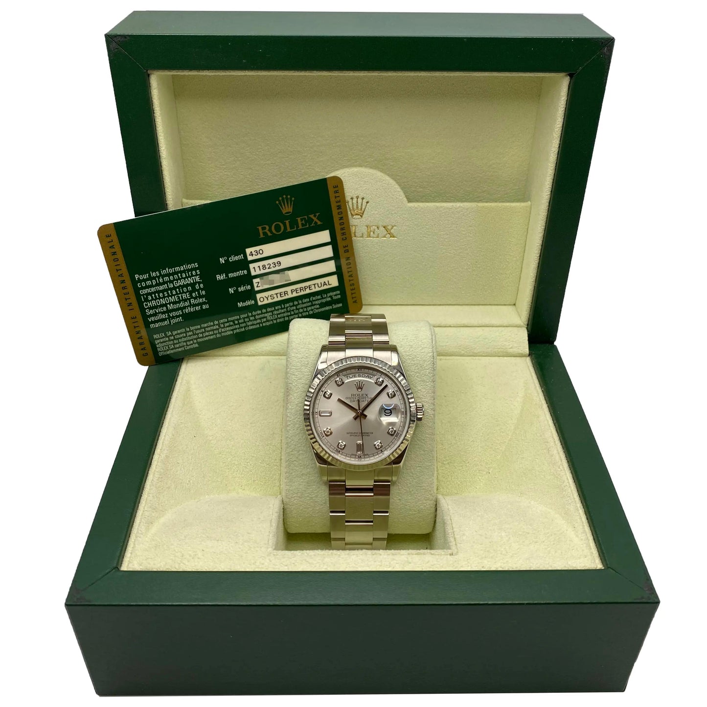 1st image of Rolex Rolex Day-Date 118239 Wristwatch, PreOwned condition