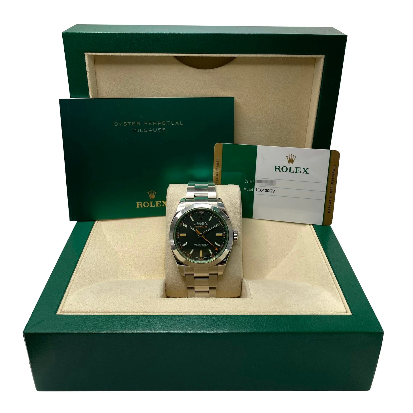 1st image of Rolex Rolex Milgauss 116400GV Wristwatch, PreOwned condition