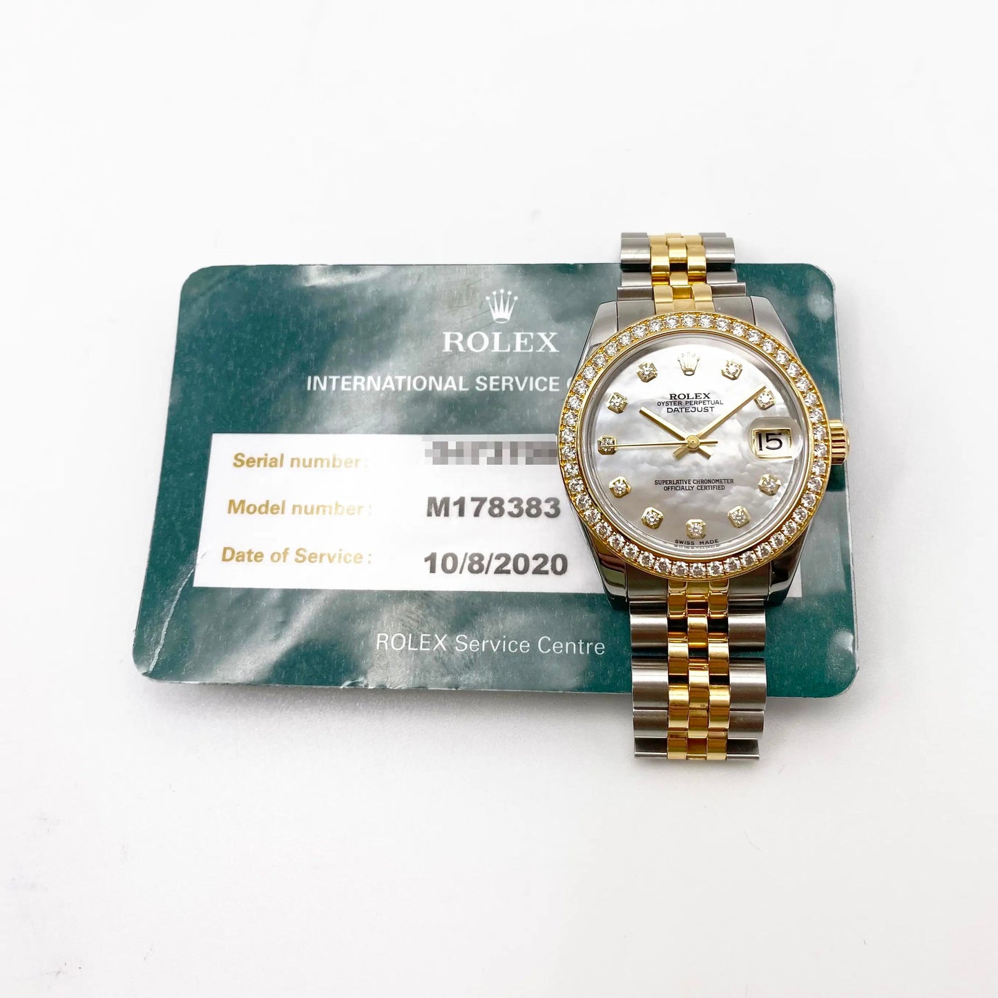 1st image of Rolex Rolex Datejust 178383 Wristwatch, PreOwned condition