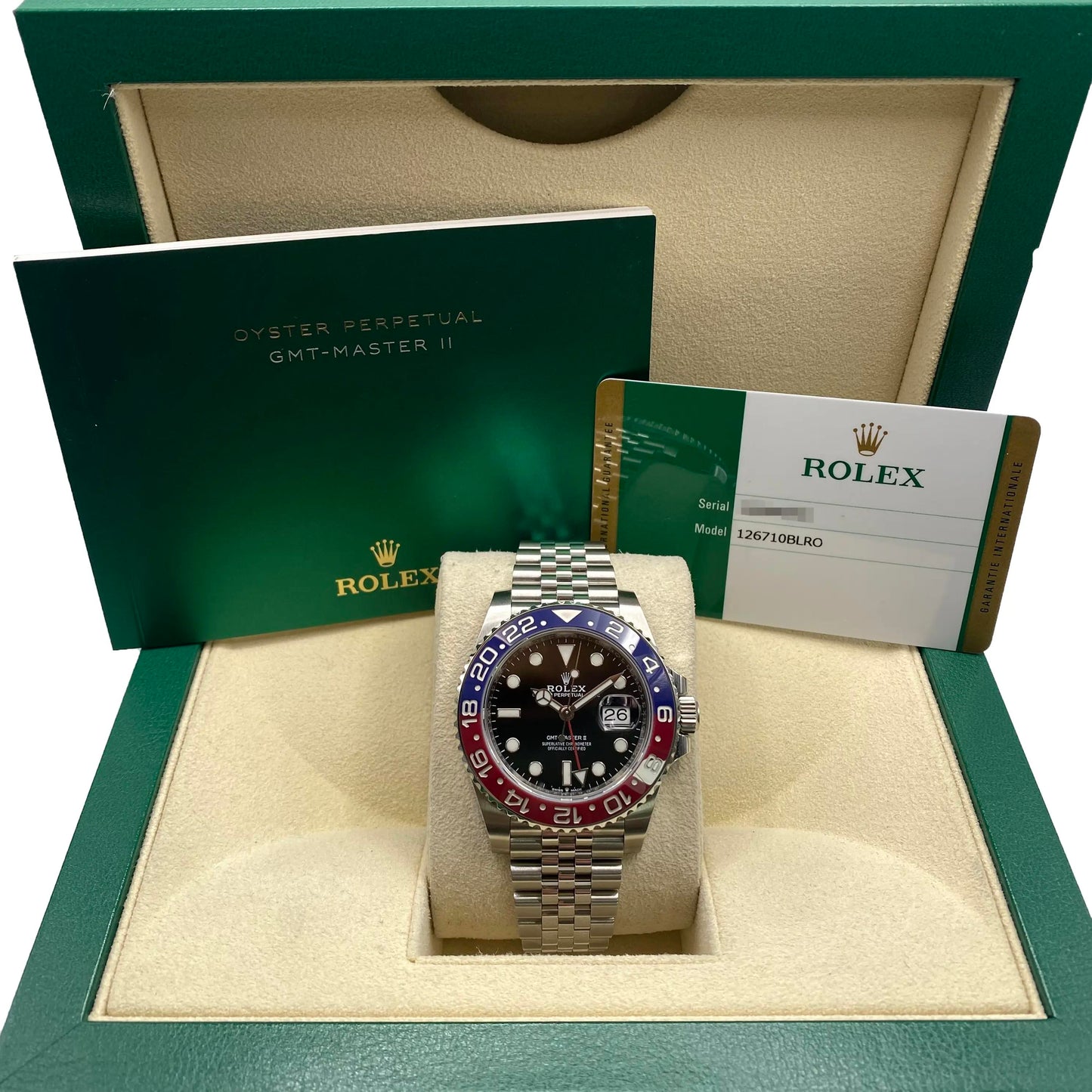 1st image of Rolex Rolex GMT-Master II 126710BLRO Wristwatch, PreOwned condition