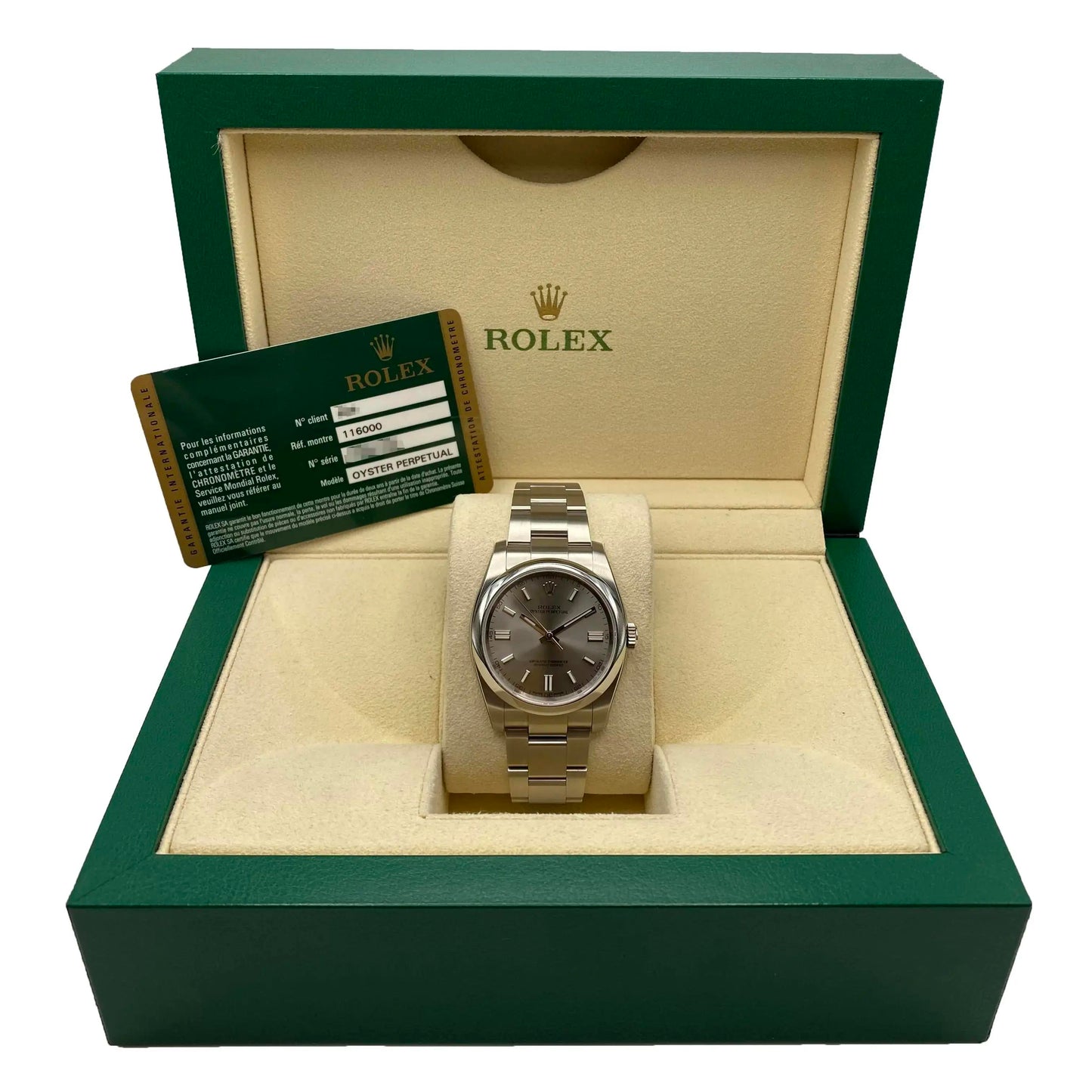 1st image of Rolex Rolex Oyster Perpetual 116000 Wristwatch, PreOwned condition