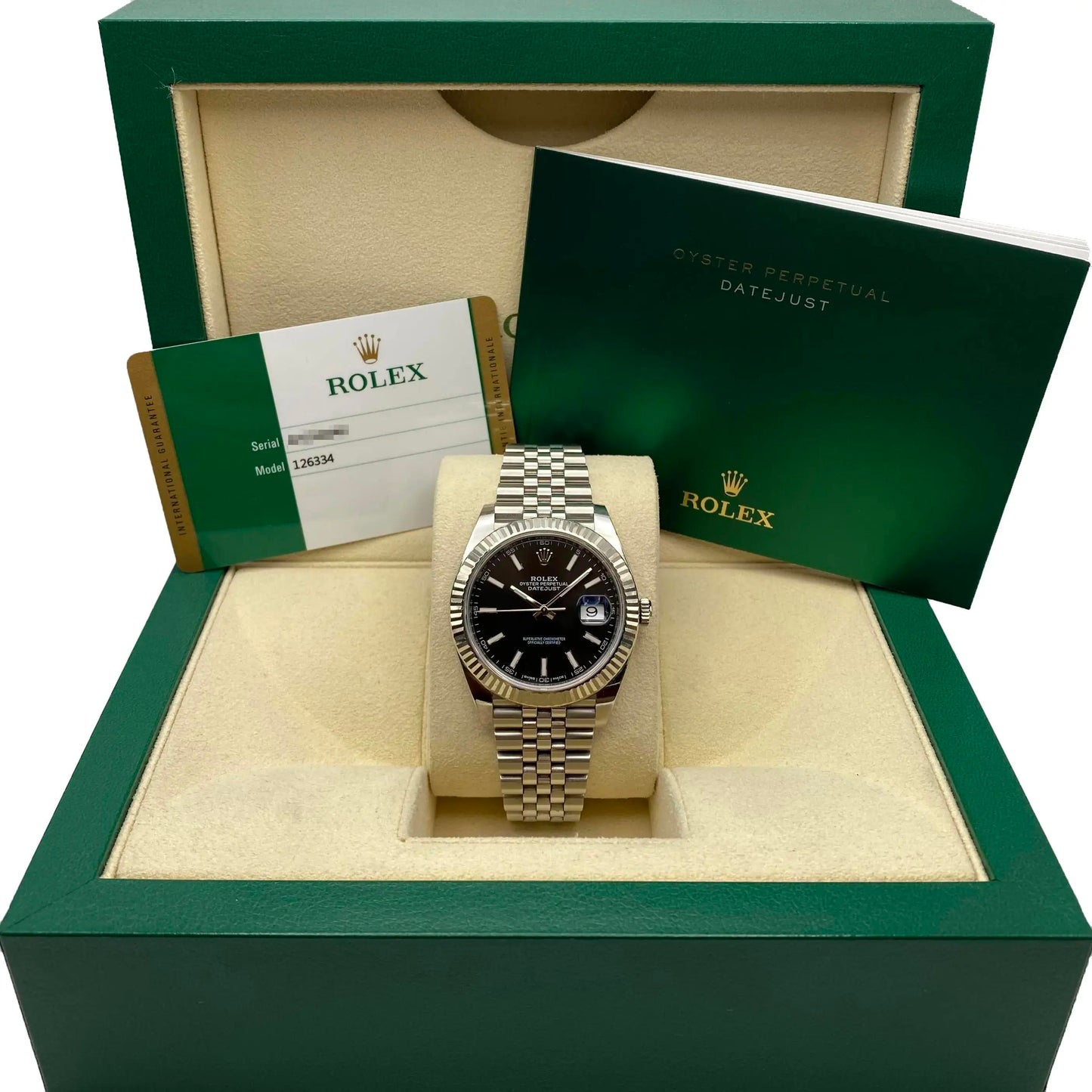 1st image of Rolex Rolex Datejust 126334 Wristwatch, PreOwned condition