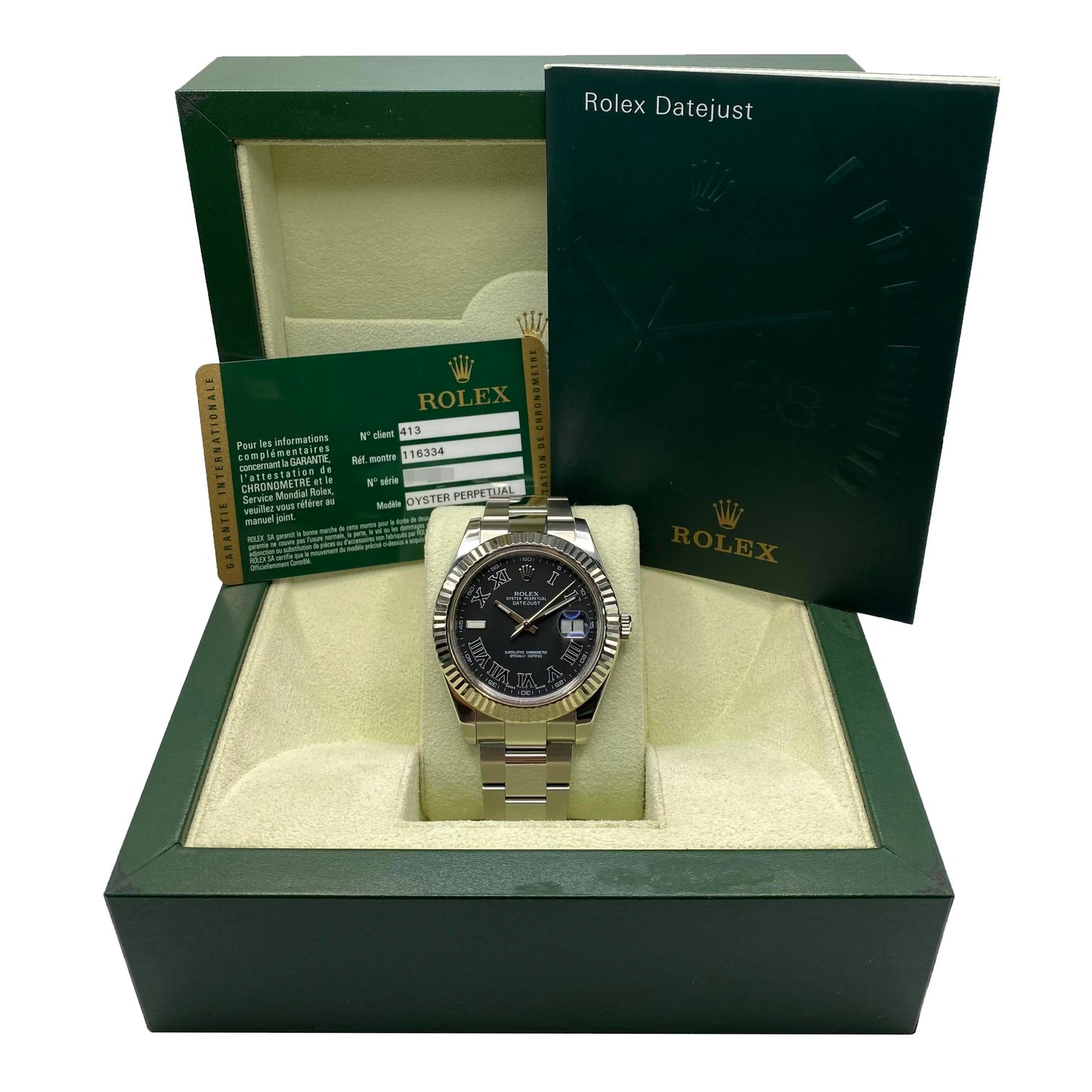 1st image of Rolex Rolex Datejust II 116334 Wristwatch, PreOwned condition