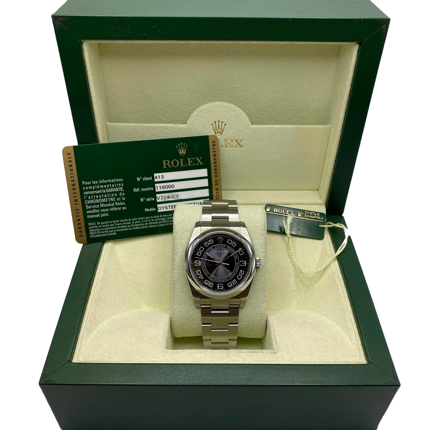 1st image of Rolex Rolex Oyster Perpetual 116000 Wristwatch, PreOwned condition