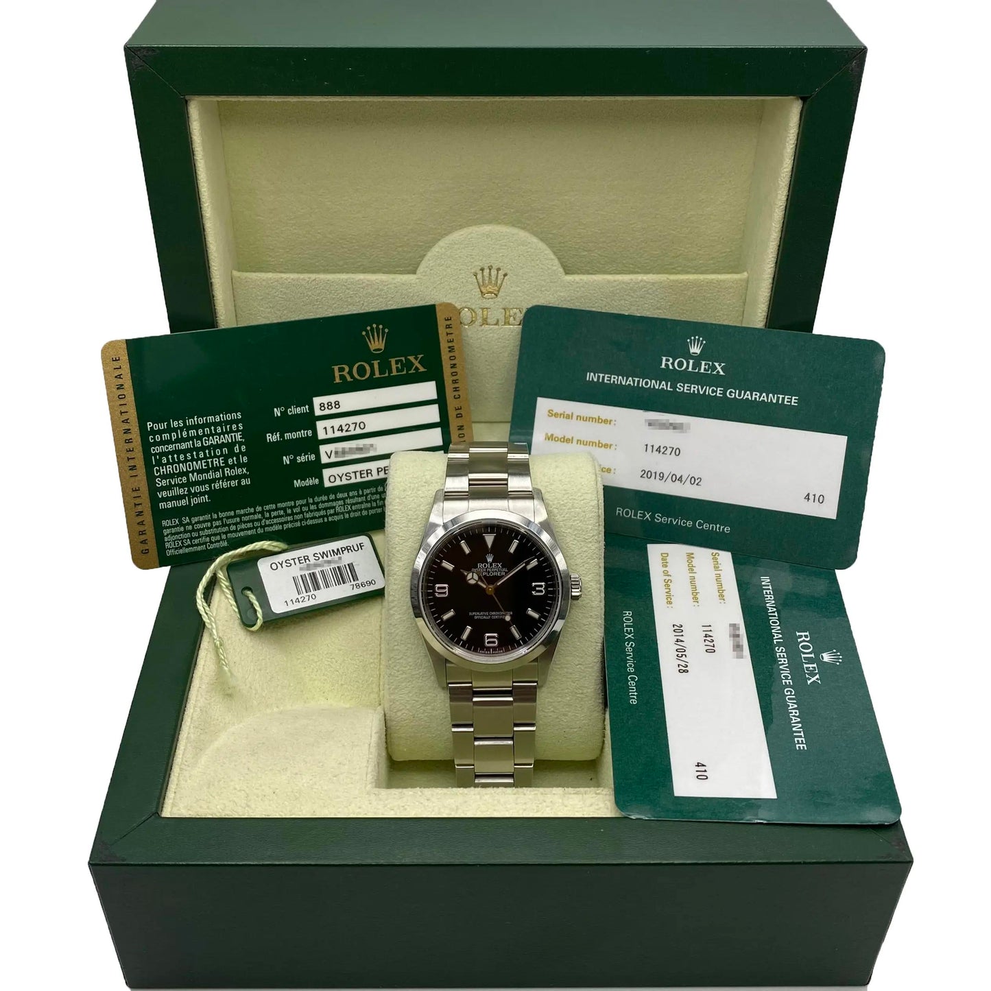 1st image of Rolex Rolex Explorer 114270 Wristwatch, PreOwned condition