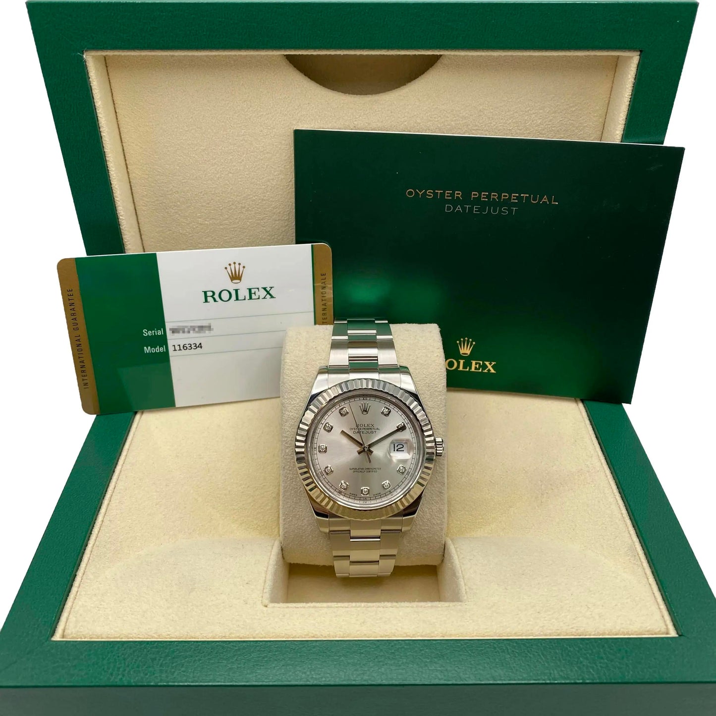 1st image of Rolex Rolex Datejust II 116334 Wristwatch, PreOwned condition