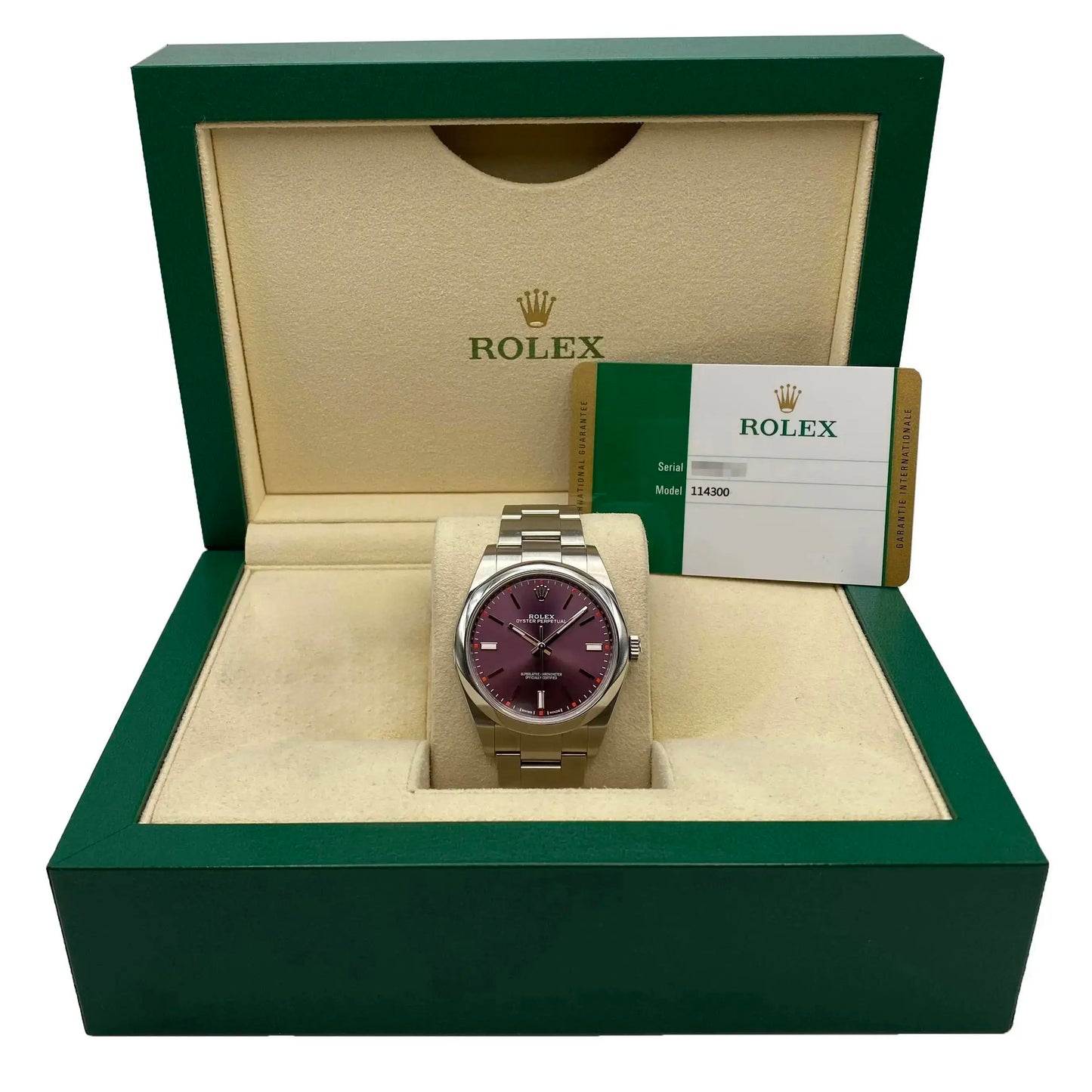 1st image of Rolex Rolex Oyster Perpetual 114300 Wristwatch, PreOwned condition