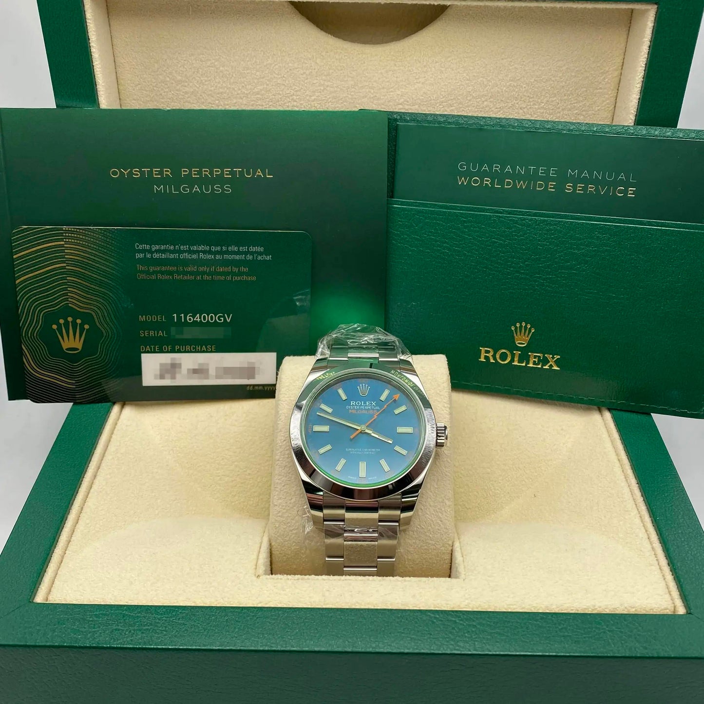 2nd image of Rolex Rolex Milgauss Wristwatch, Unworn condition