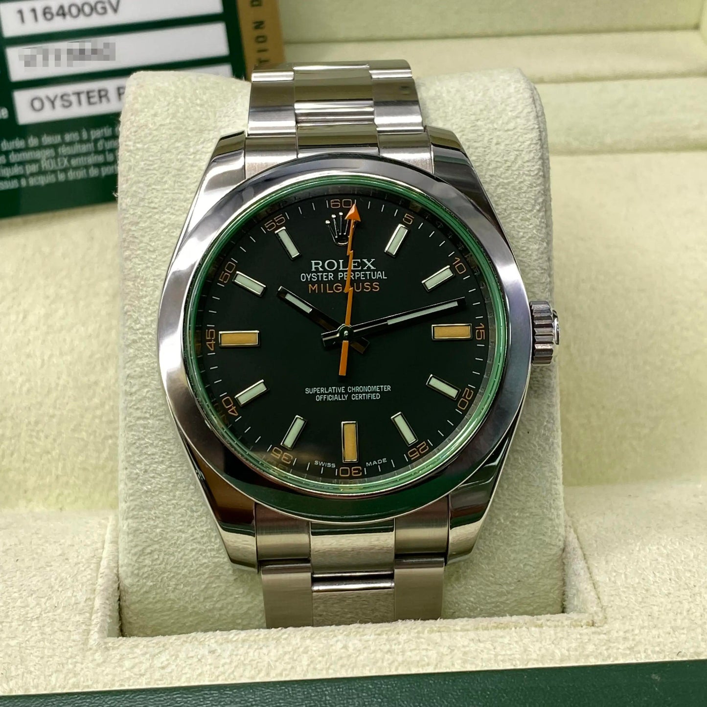 2nd image of Rolex Rolex Milgauss 116400GV Wristwatch, PreOwned condition