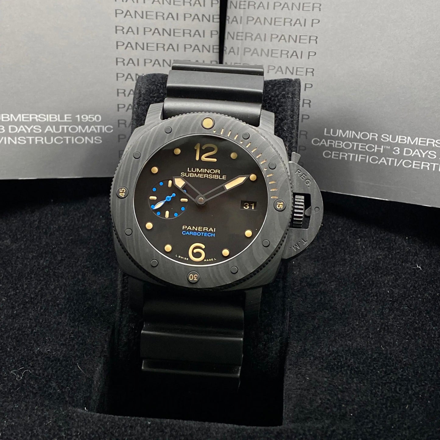 2nd image of Panerai Panerai Luminor Submersible Wristwatch, PreOwned condition
