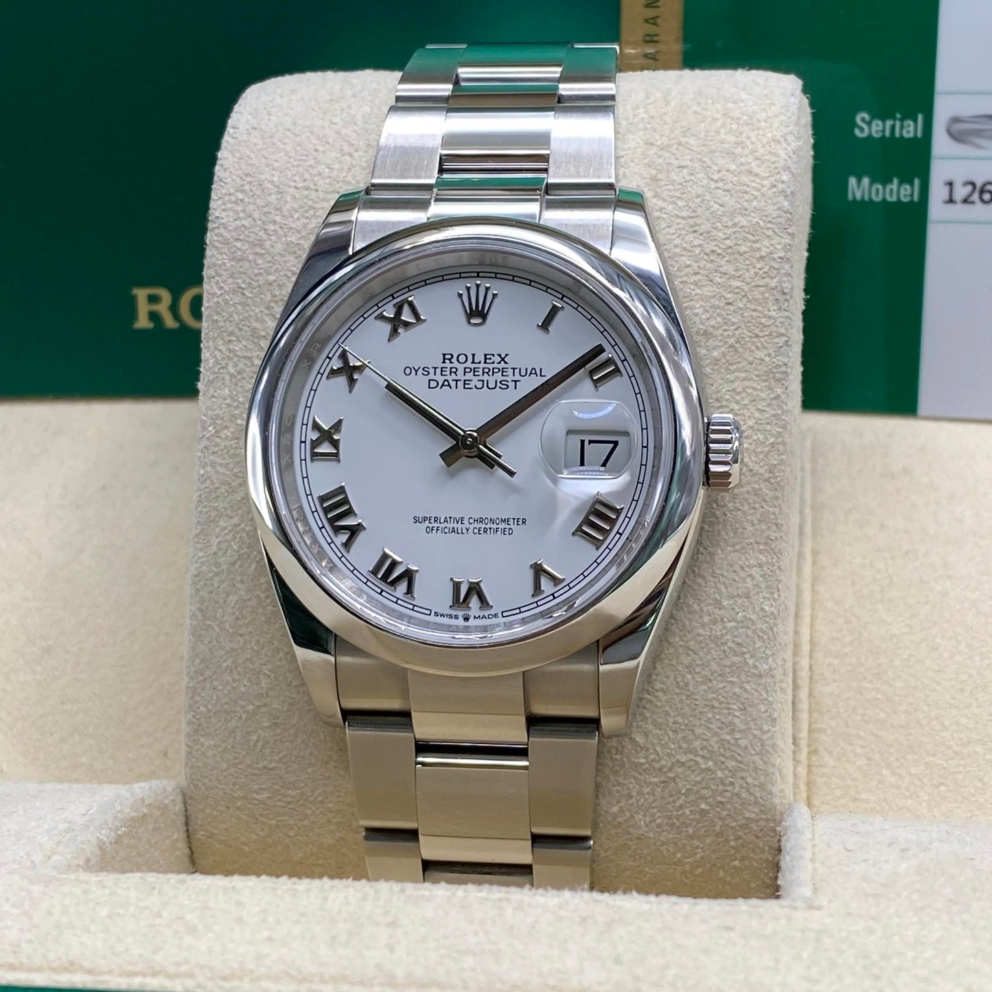 2nd image of Rolex Rolex Datejust 126200 Wristwatch, PreOwned condition