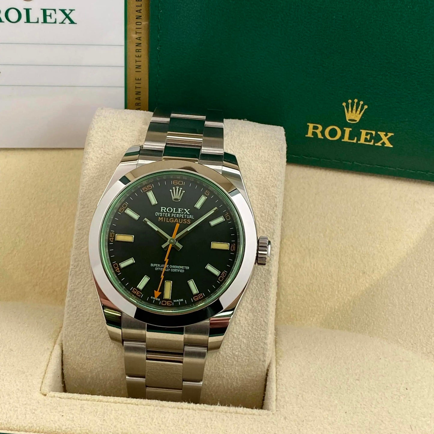 2nd image of Rolex Rolex Milgauss 116400GV Wristwatch, PreOwned condition