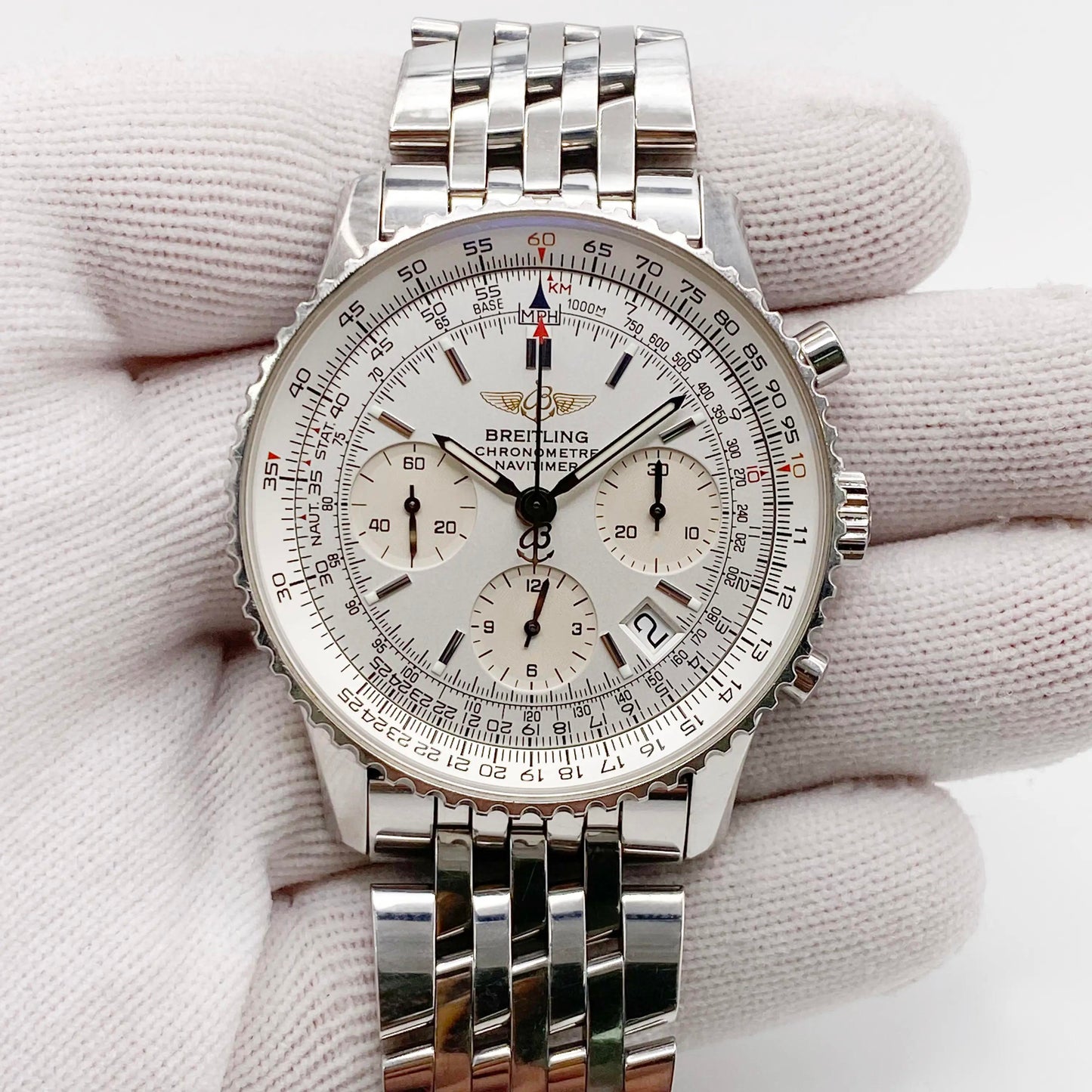2nd image of Breitling Breitling Navitimer Wristwatch, PreOwned condition