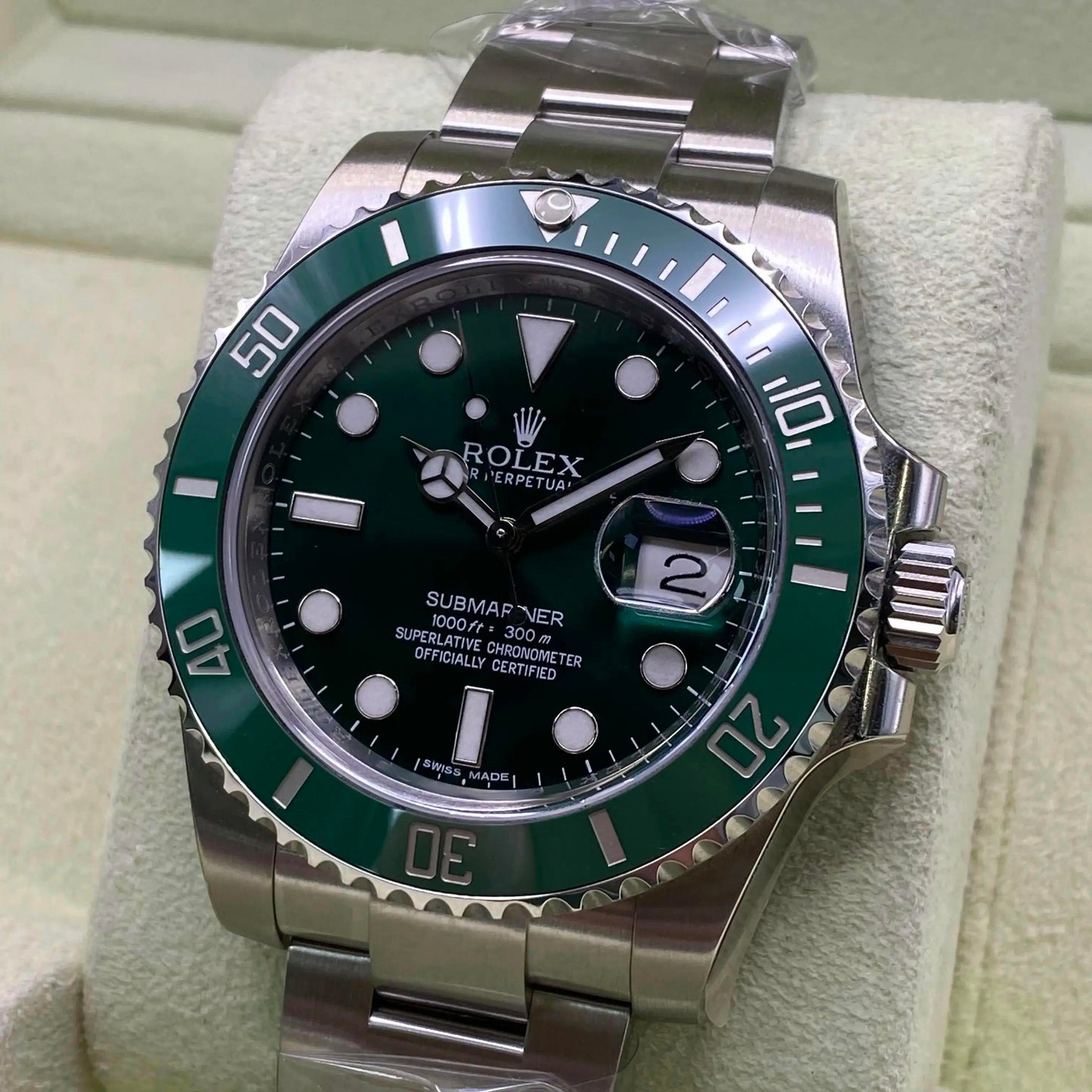 2nd image of Rolex Rolex Submariner 116610LV Wristwatch, PreOwned condition