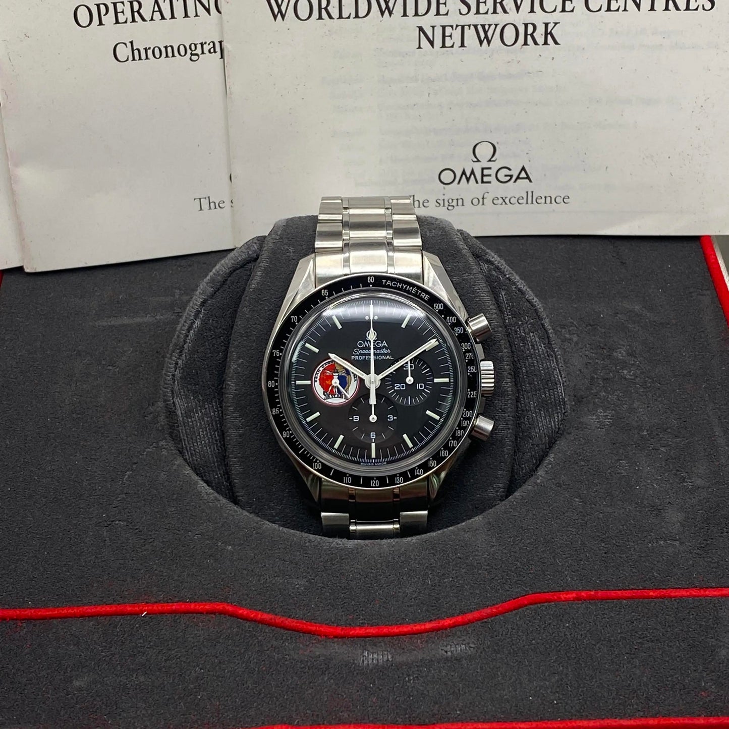 2nd image of OMEGA Omega Speedmaster Moonwatch Wristwatch, PreOwned condition