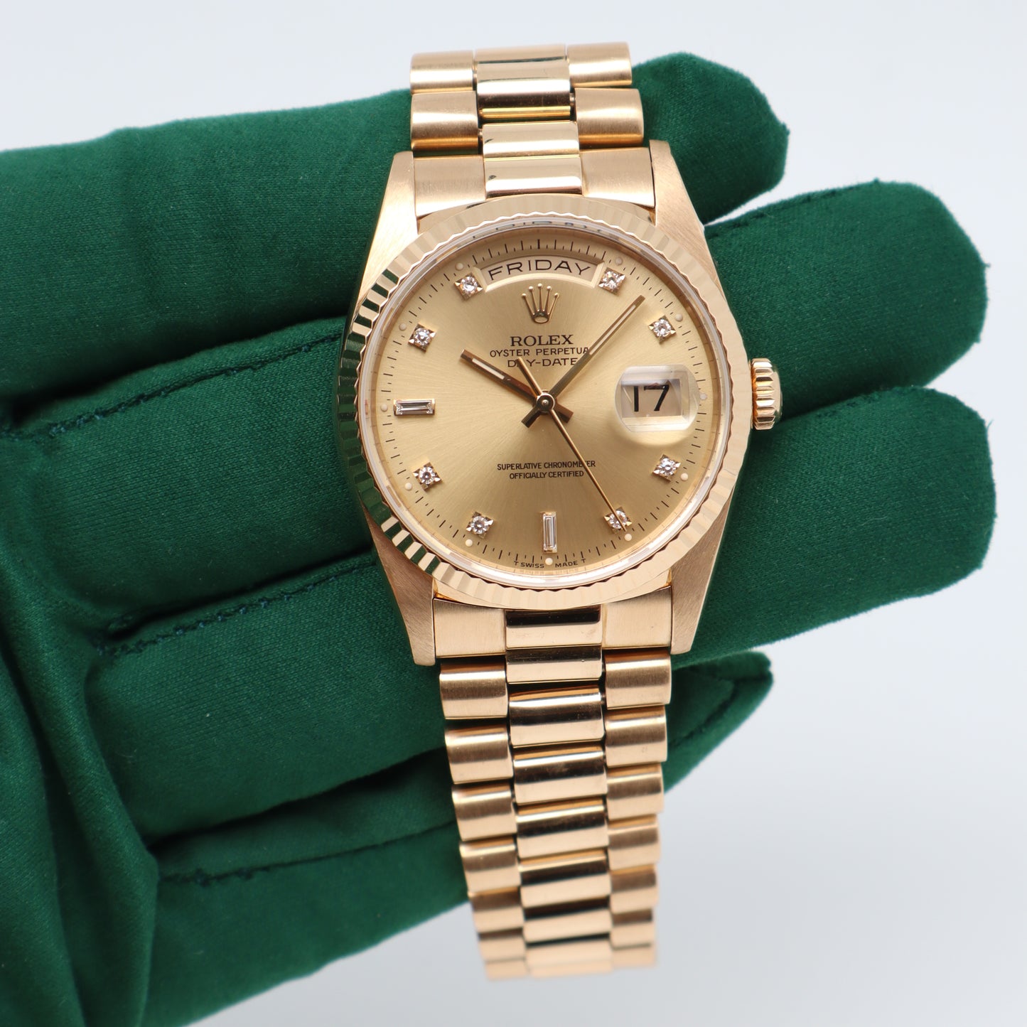 2nd image of Rolex Rolex Day-Date 18238 Wristwatch, PreOwned condition
