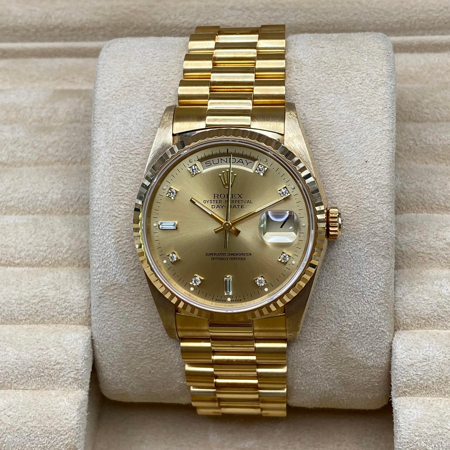 2nd image of Rolex Rolex Day-Date 18238 Wristwatch, PreOwned condition