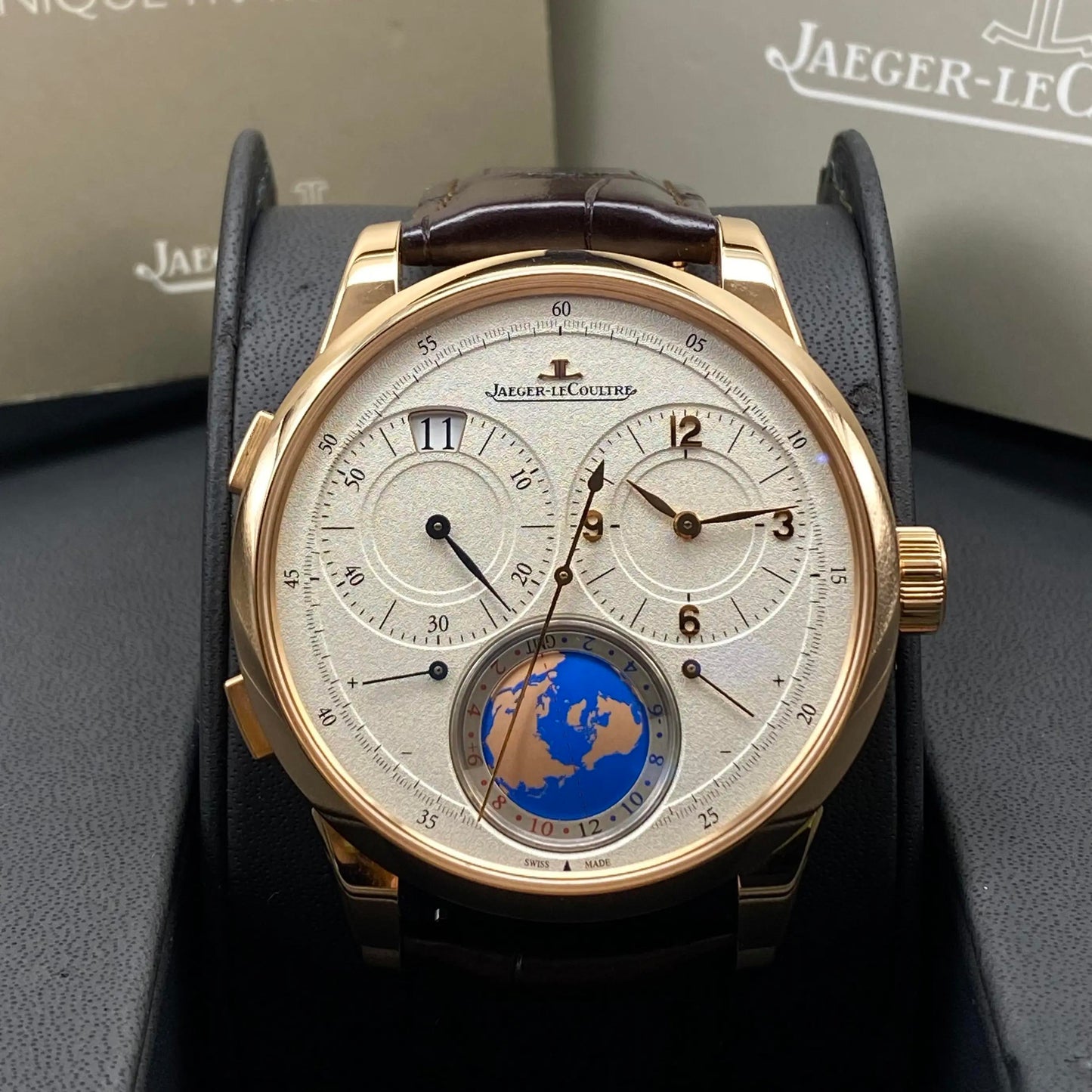 2nd image of Jaeger-LeCoultre Jaeger Lecoultre Duometre Wristwatch, PreOwned condition