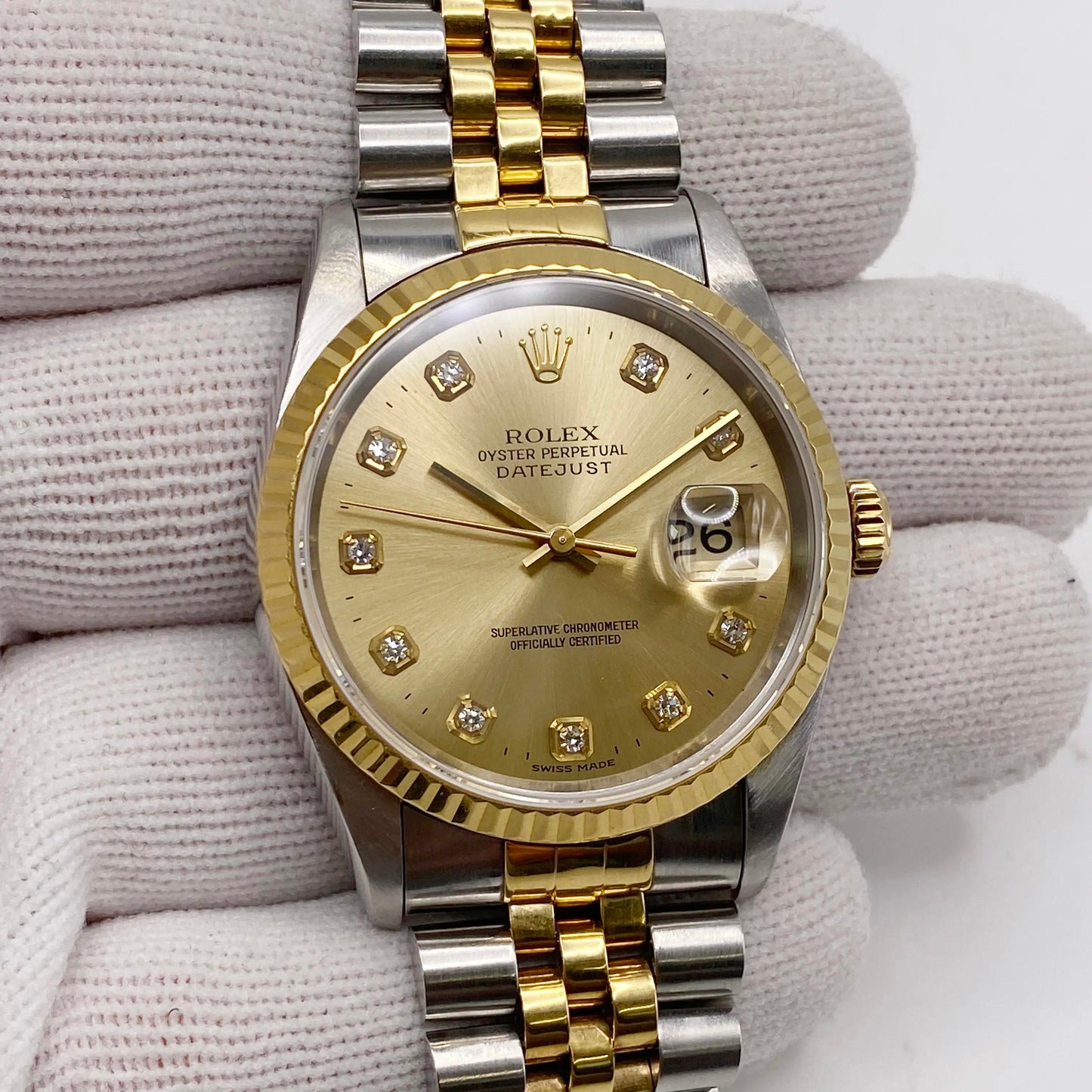 2nd image of Rolex Rolex Datejust 16233 Wristwatch, PreOwned condition