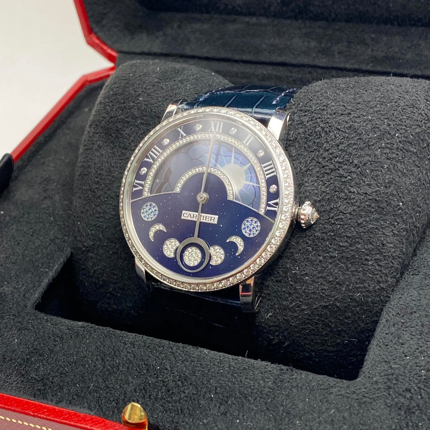 2nd image of Cartier Cartier Rotonde Day & Night Wristwatch, PreOwned condition
