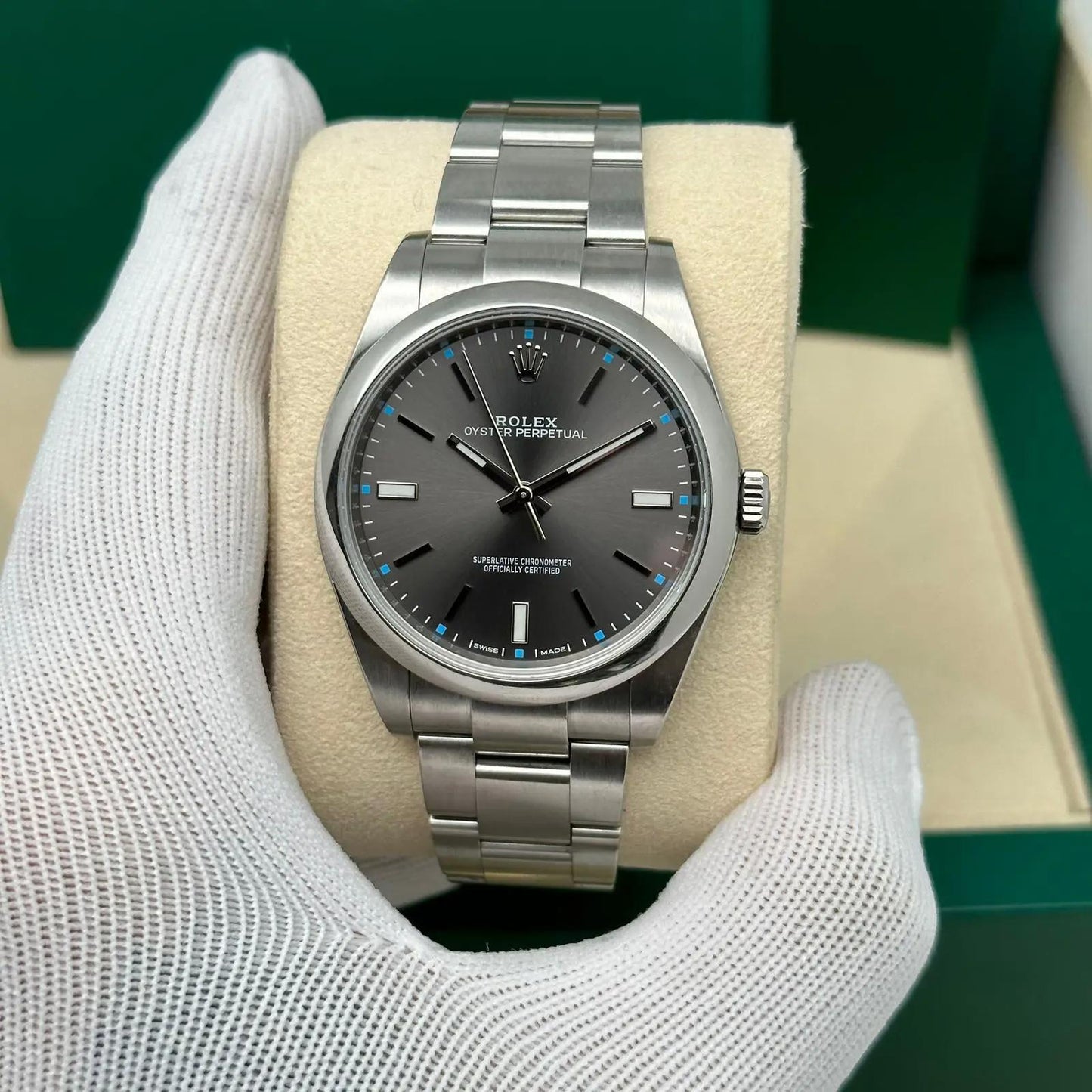 2nd image of Rolex Rolex Oyster Perpetual 114300 Wristwatch, PreOwned condition