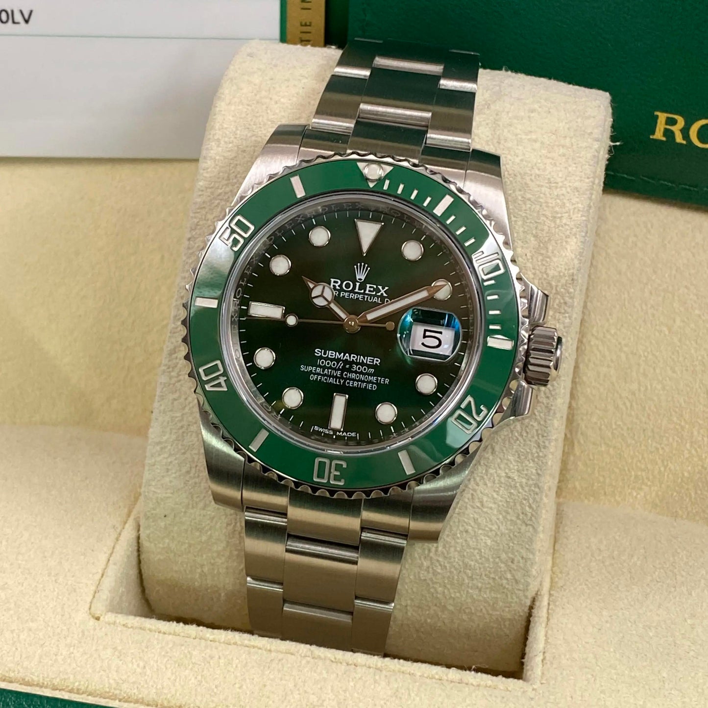 2nd image of Rolex Rolex Submariner 116610LV Wristwatch, PreOwned condition