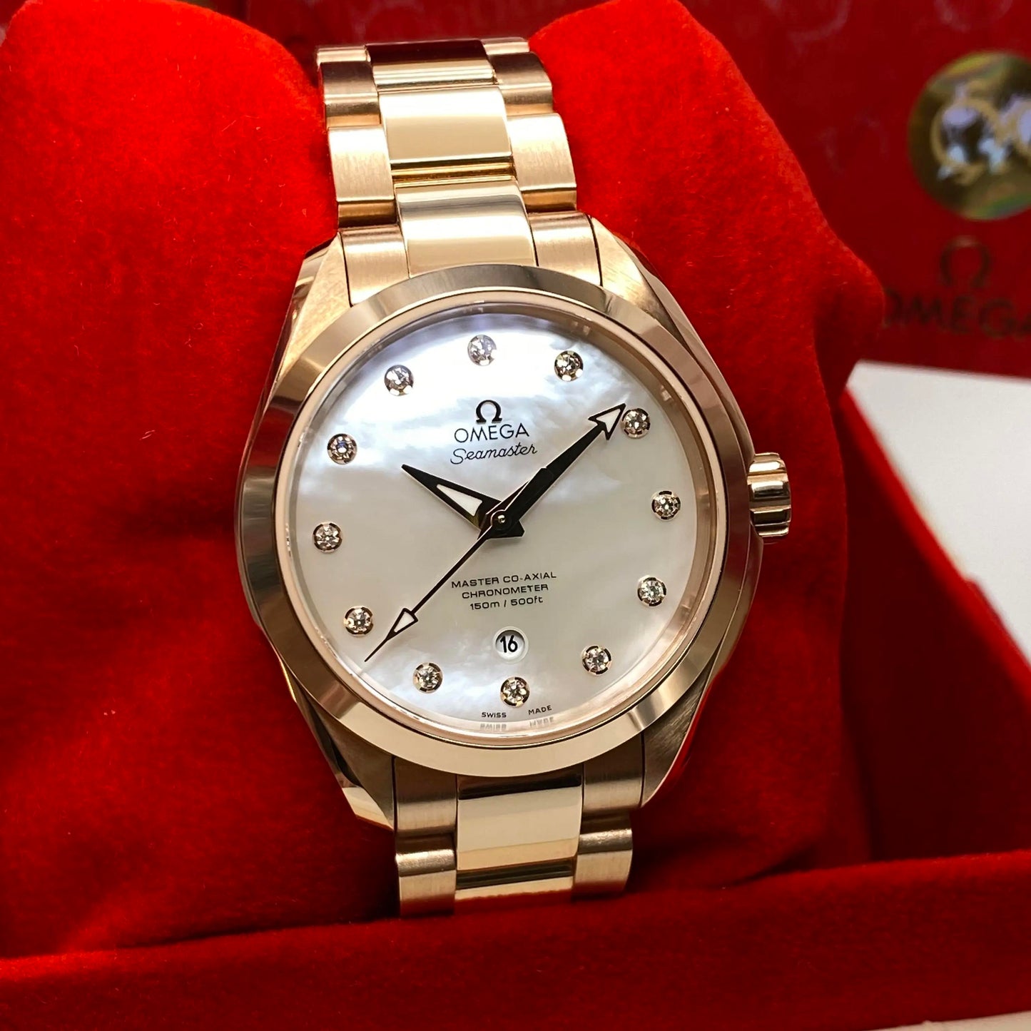 2nd image of OMEGA Omega Seamaster Aqua Terra Wristwatch, Unworn condition