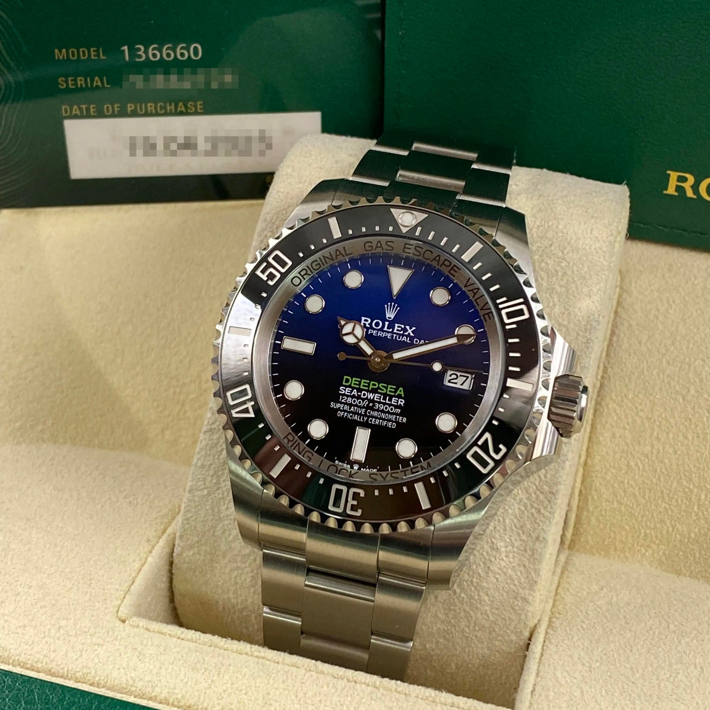 2nd image of Rolex Rolex Sea-Dweller 136660 Wristwatch, Unworn condition