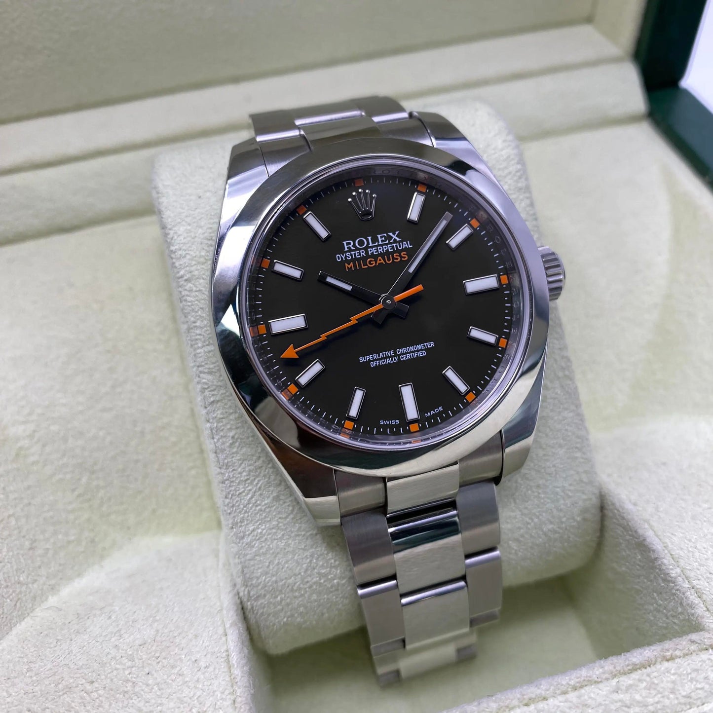 2nd image of Rolex Rolex Milgauss Wristwatch, PreOwned condition