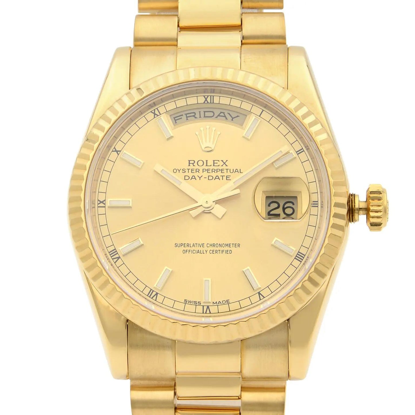 2nd image of Rolex Rolex Day-Date 118238 Wristwatch, PreOwned condition