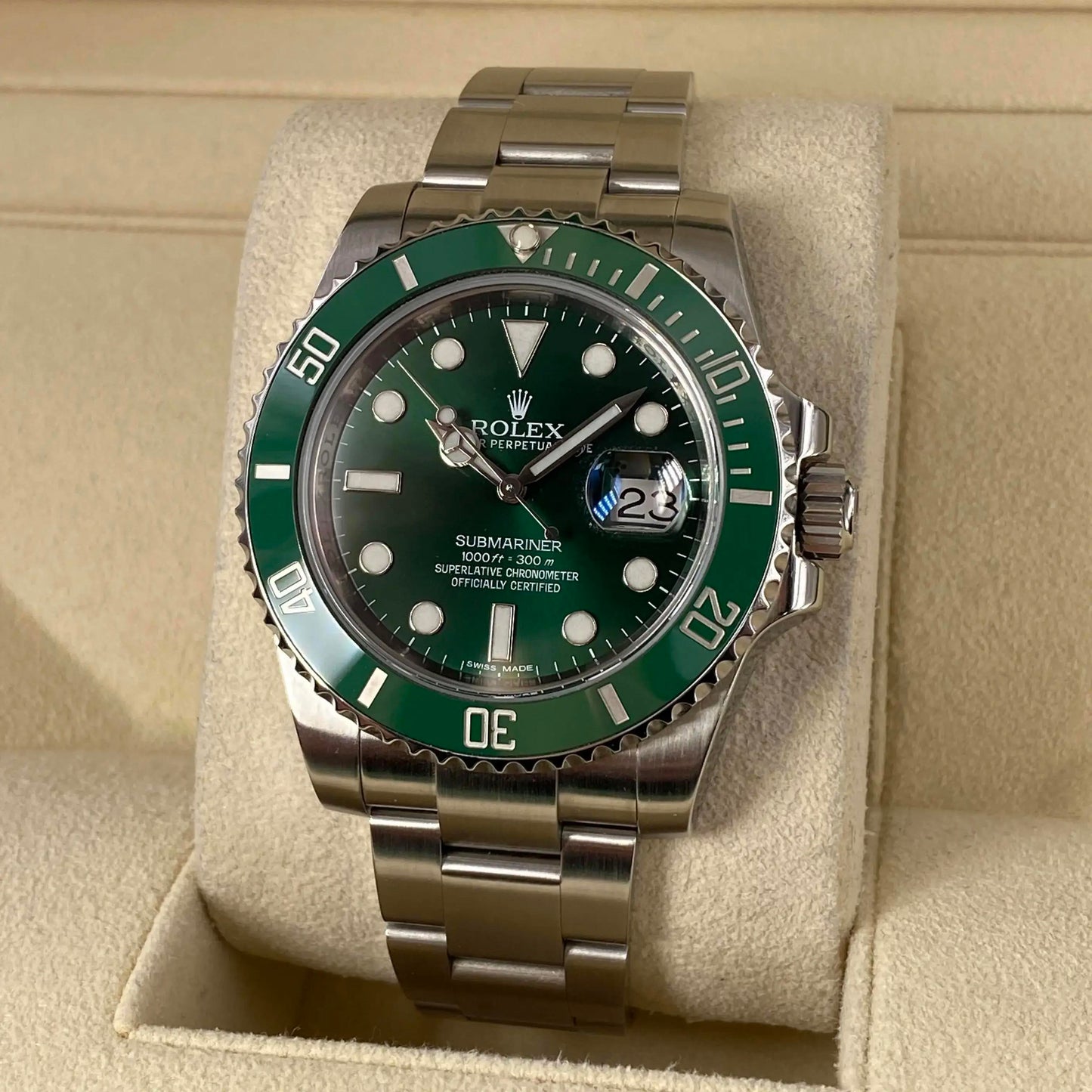 2nd image of Rolex Rolex Submariner 116610LV Wristwatch, PreOwned condition
