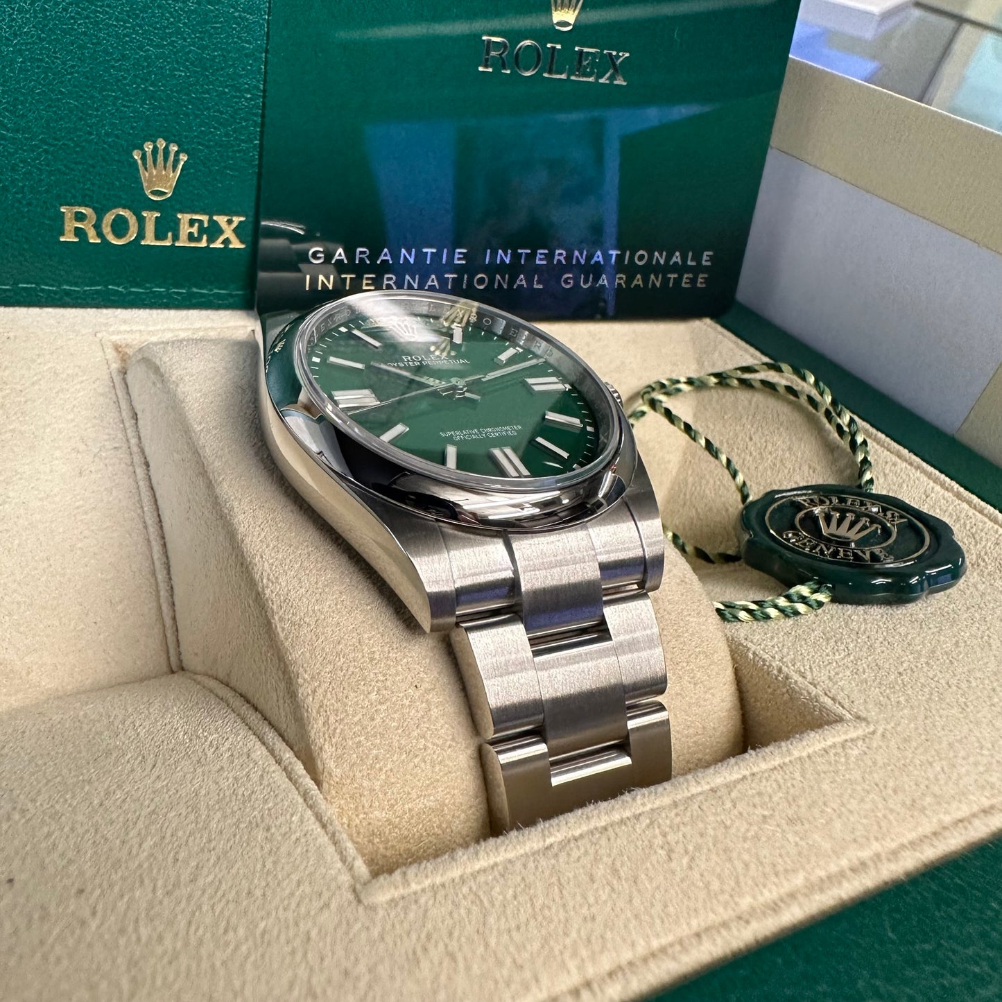 21st image of Rolex Rolex Oyster Perpetual Wristwatch, Unworn condition