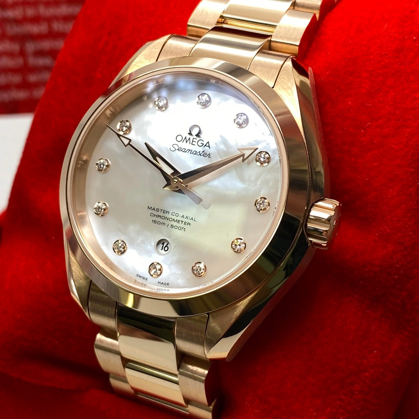 3rd image of OMEGA Omega Seamaster Aqua Terra Wristwatch, Unworn condition