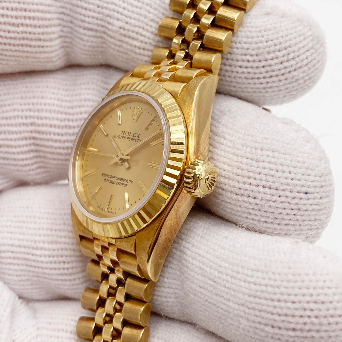 3rd image of Rolex Rolex Oyster Perpetual Wristwatch, PreOwned condition