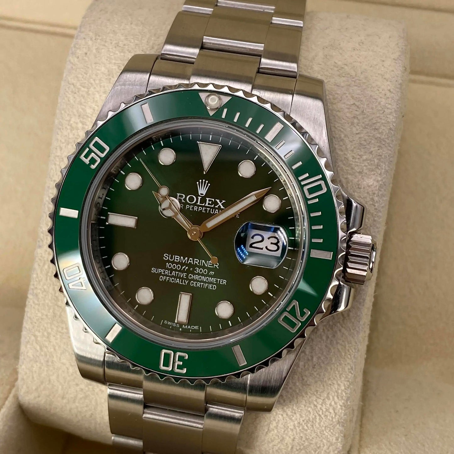 3rd image of Rolex Rolex Submariner 116610LV Wristwatch, PreOwned condition
