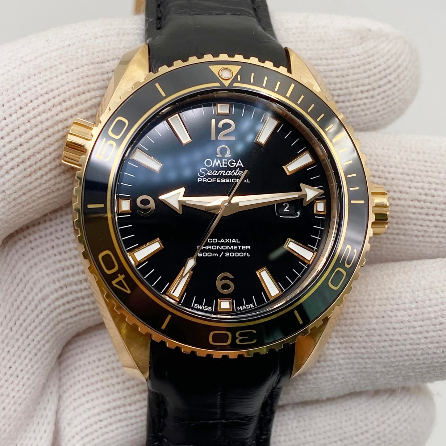 3rd image of OMEGA Omega Seamaster Planet Ocean Wristwatch, PreOwned condition