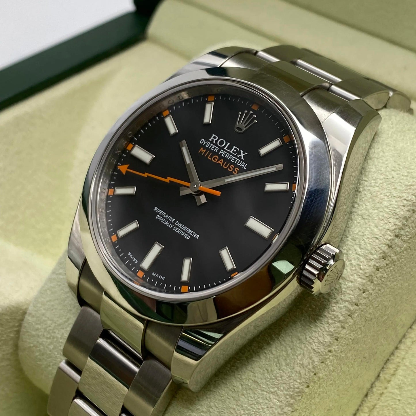 3rd image of Rolex Rolex Milgauss Wristwatch, PreOwned condition
