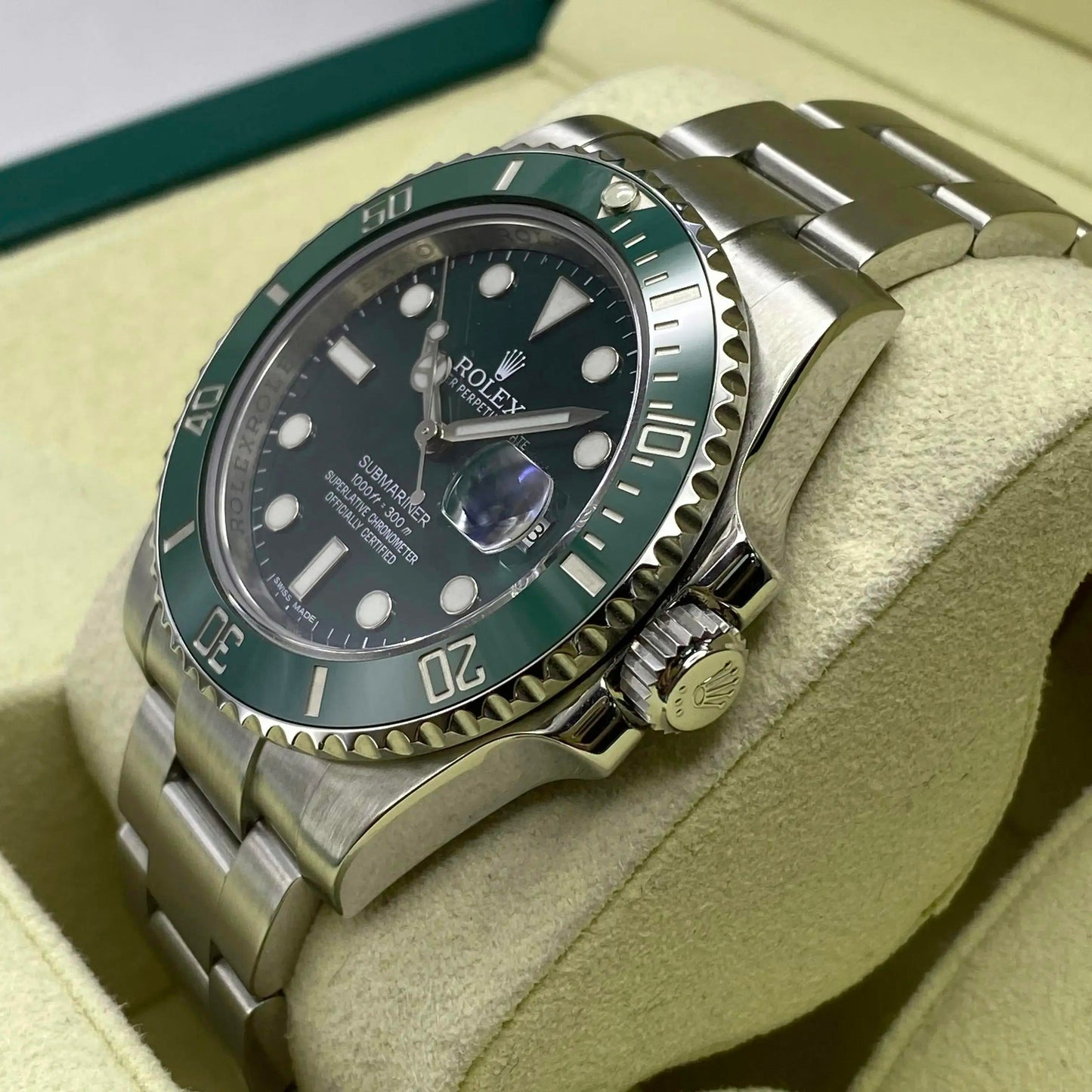 3rd image of Rolex Rolex Submariner 116610LV Wristwatch, PreOwned condition