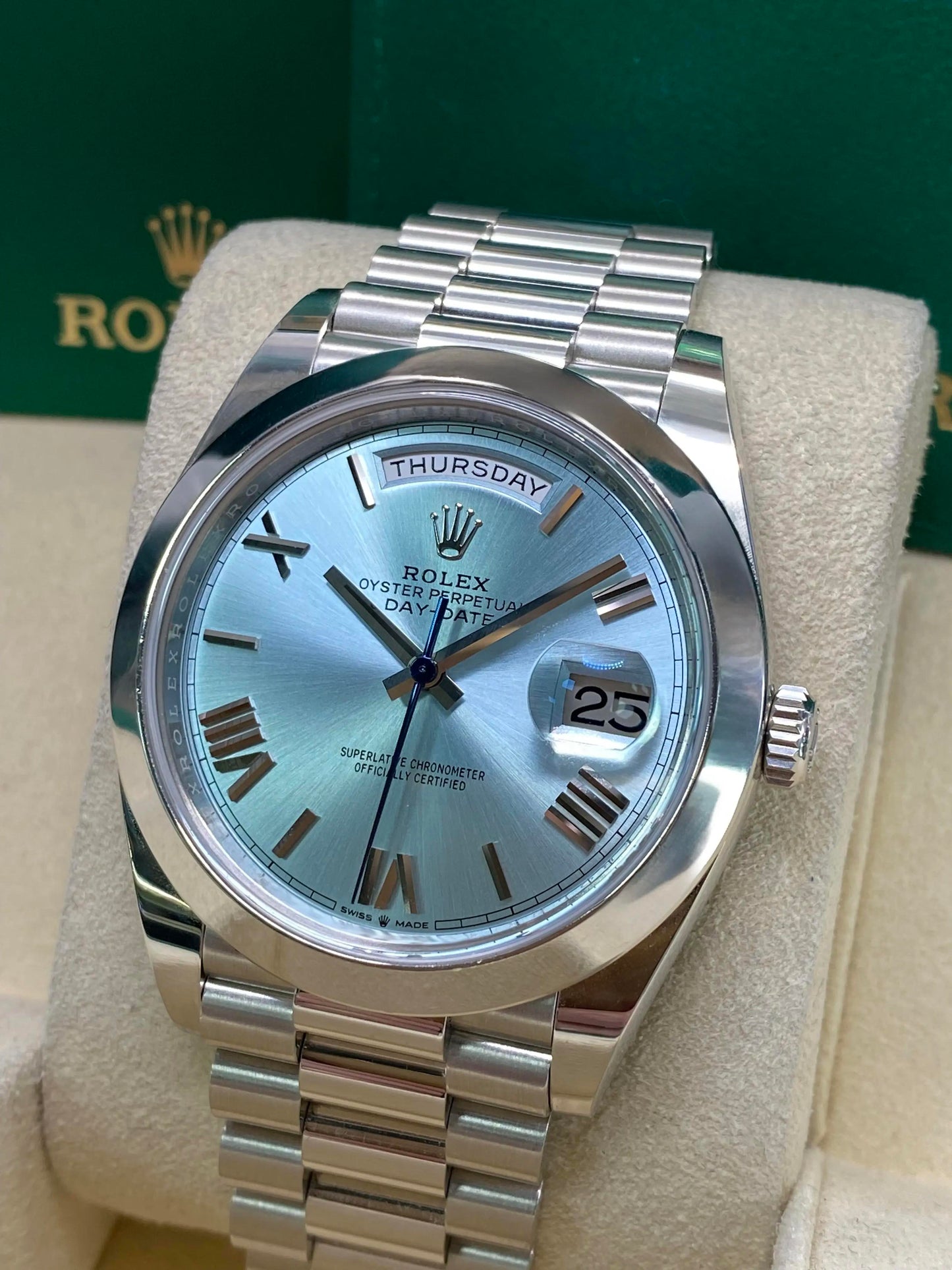 3rd image of Rolex Rolex Day-Date 228206 Wristwatch, PreOwned condition