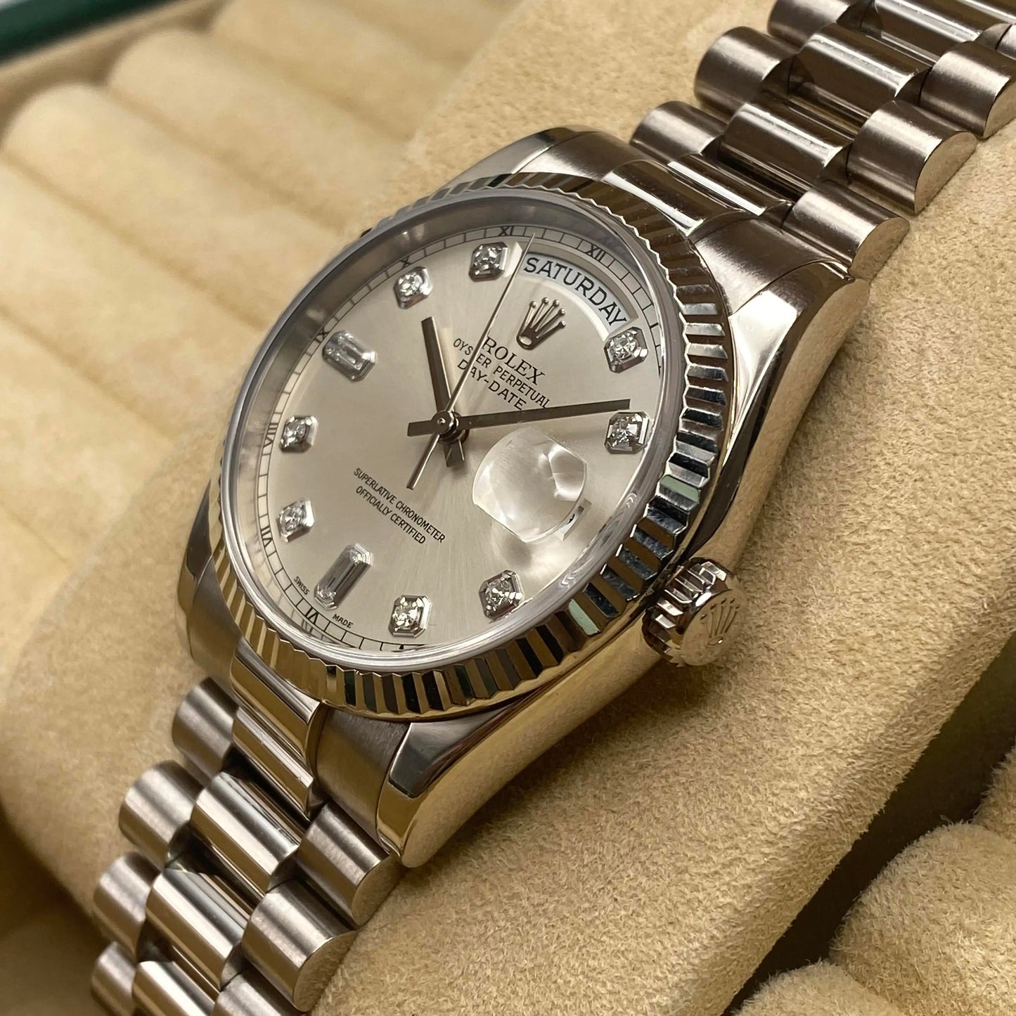 3rd image of Rolex Rolex Day-Date 118239 Wristwatch, PreOwned condition