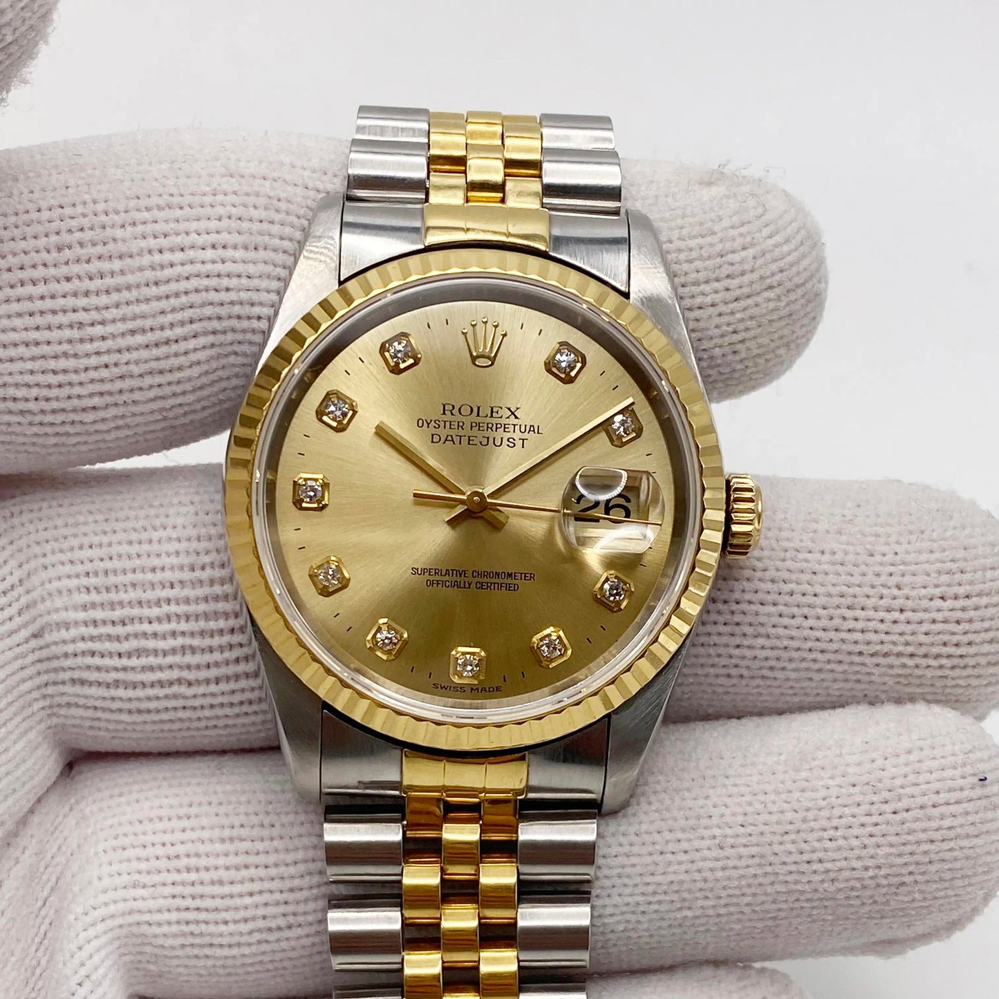 3rd image of Rolex Rolex Datejust 16233 Wristwatch, PreOwned condition