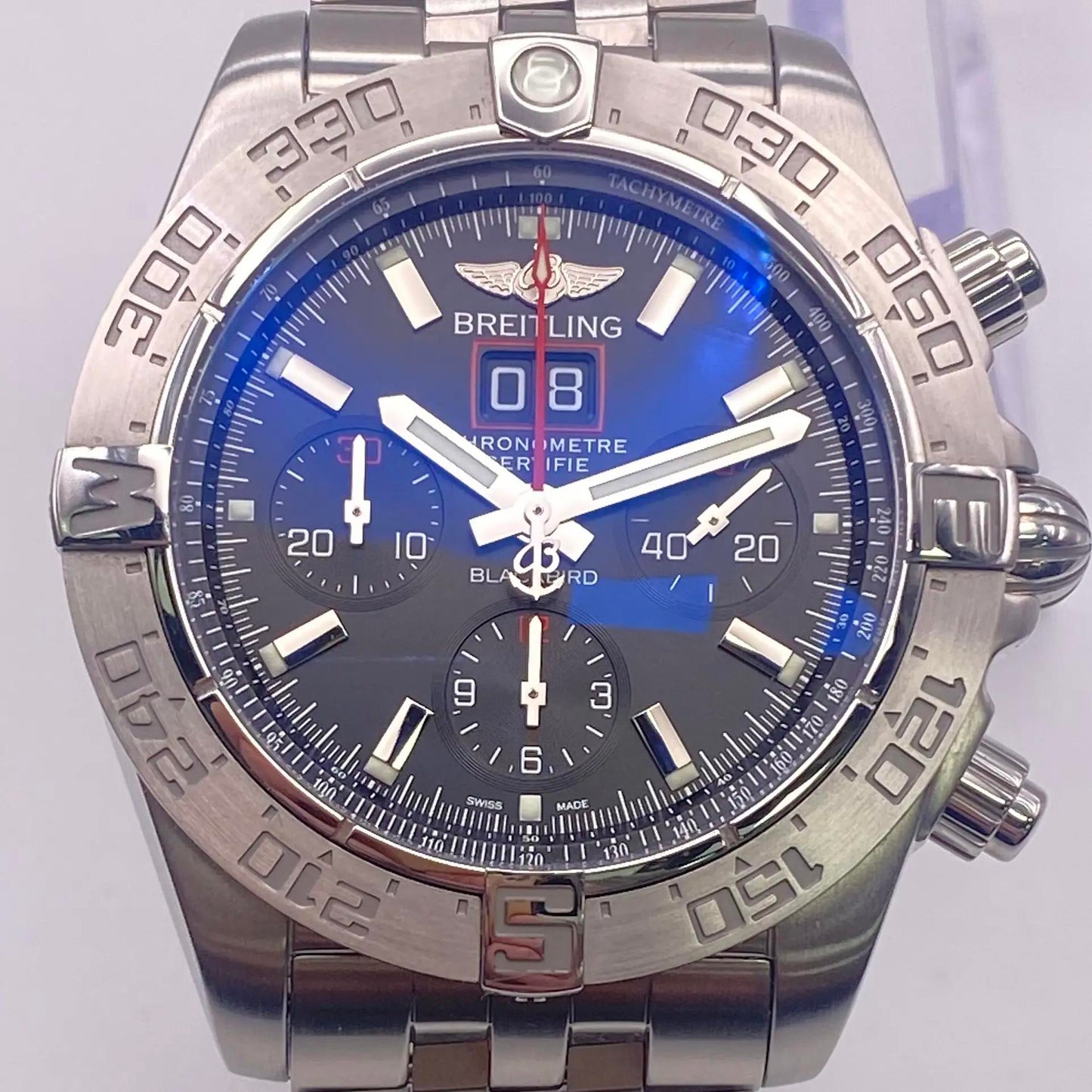 3rd image of Breitling Breitling Chronomat Blackbird Wristwatch, PreOwned condition