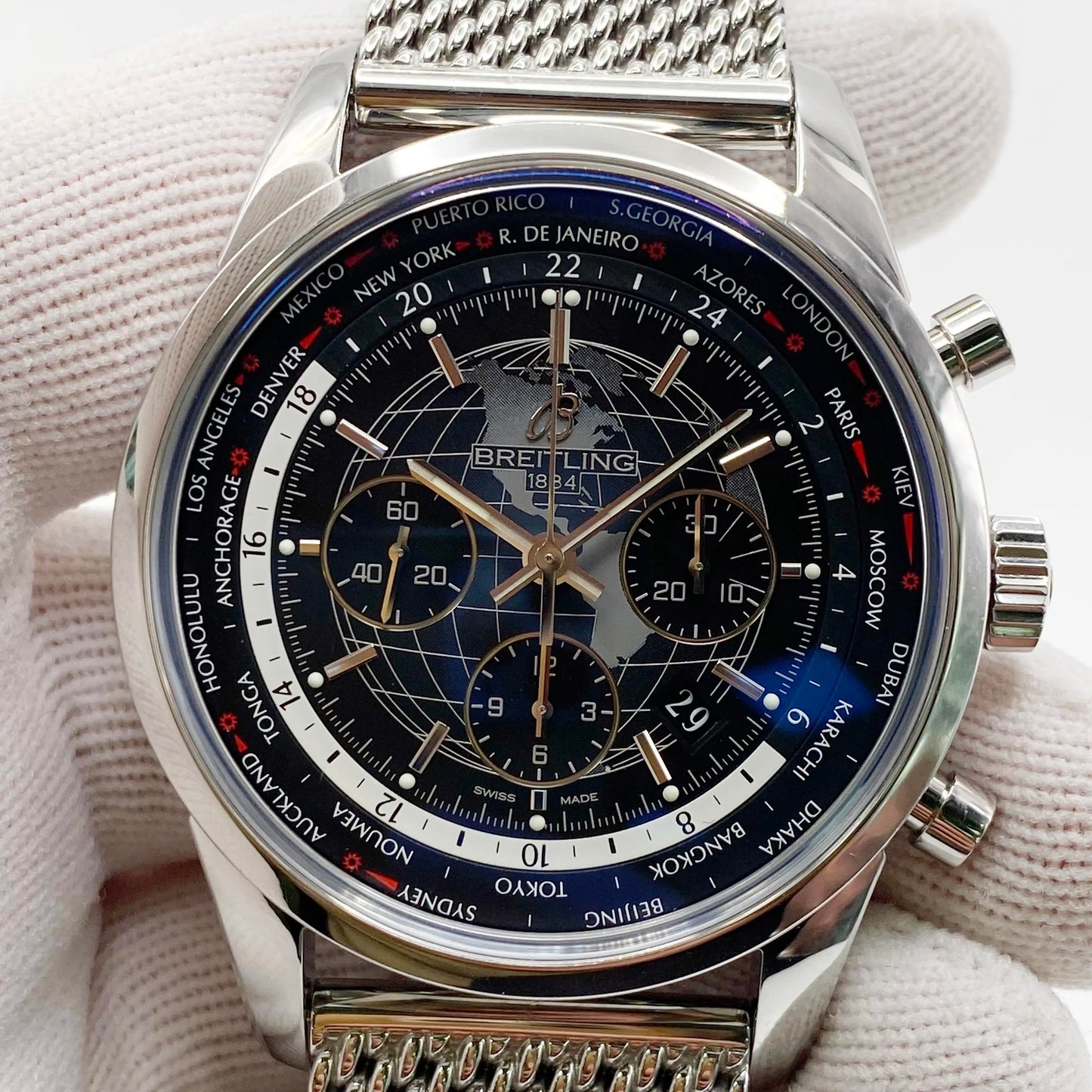 3rd image of Breitling Breitling Transocean Wristwatch, PreOwned condition