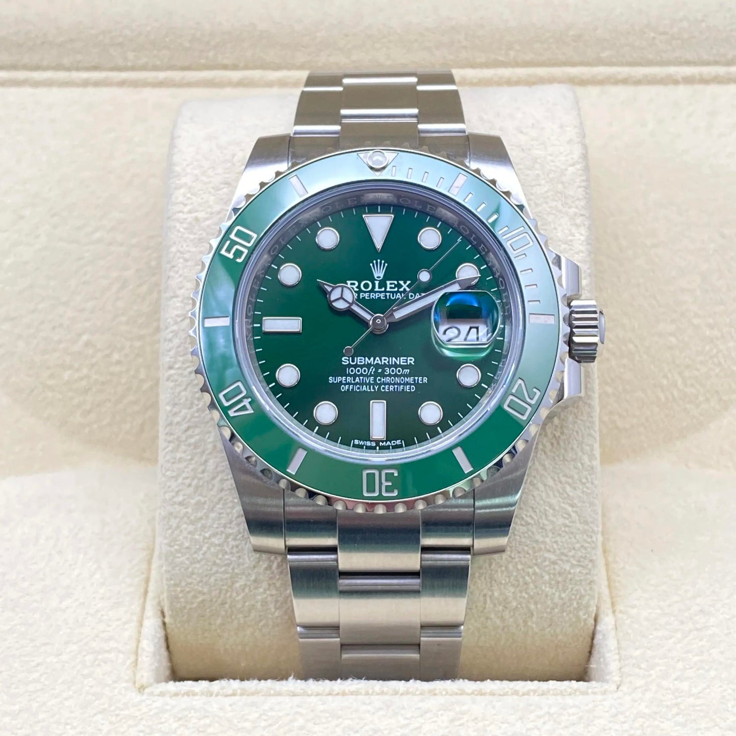 3rd image of Rolex Rolex Submariner 116610LV Wristwatch, PreOwned condition