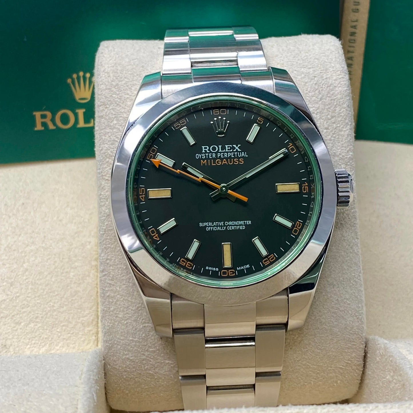 3rd image of Rolex Rolex Milgauss 116400GV Wristwatch, PreOwned condition