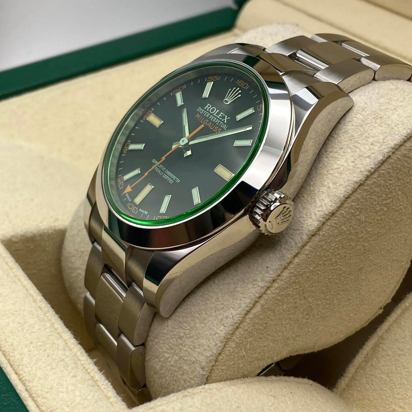 4th image of Rolex Rolex Milgauss 116400GV Wristwatch, PreOwned condition