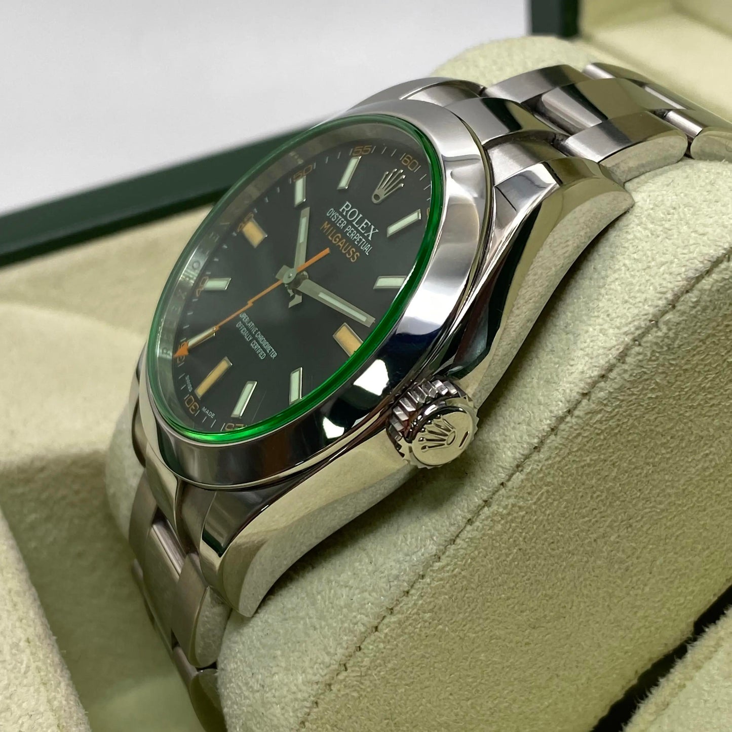 4th image of Rolex Rolex Milgauss 116400GV Wristwatch, PreOwned condition