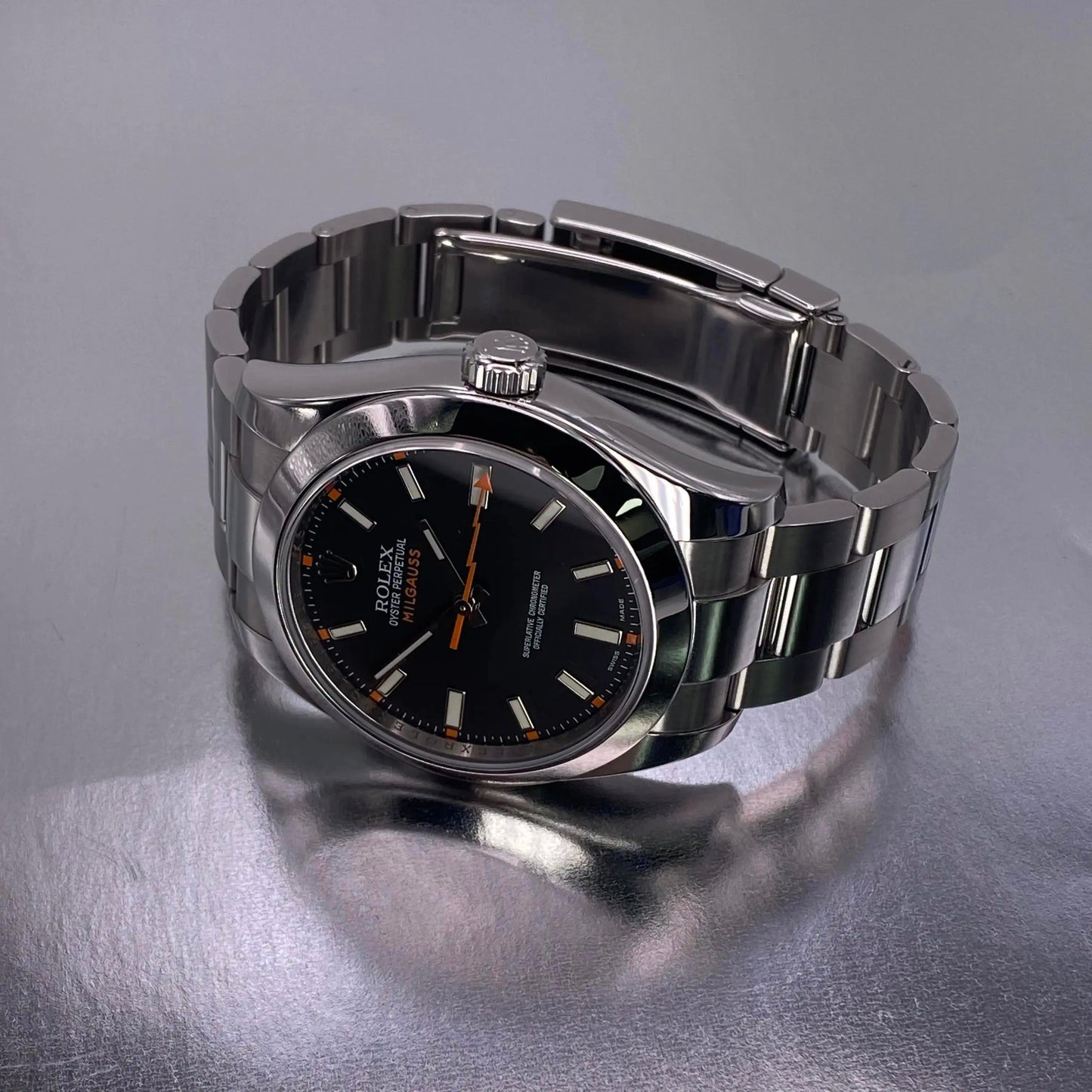 4th image of Rolex Rolex Milgauss Wristwatch, PreOwned condition
