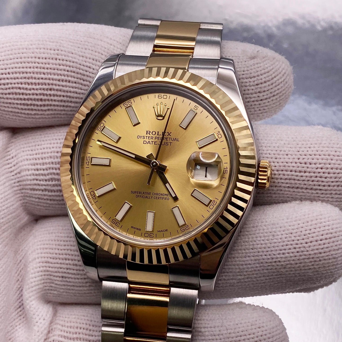 4th image of Rolex Rolex Datejust 116333 Wristwatch, PreOwned condition